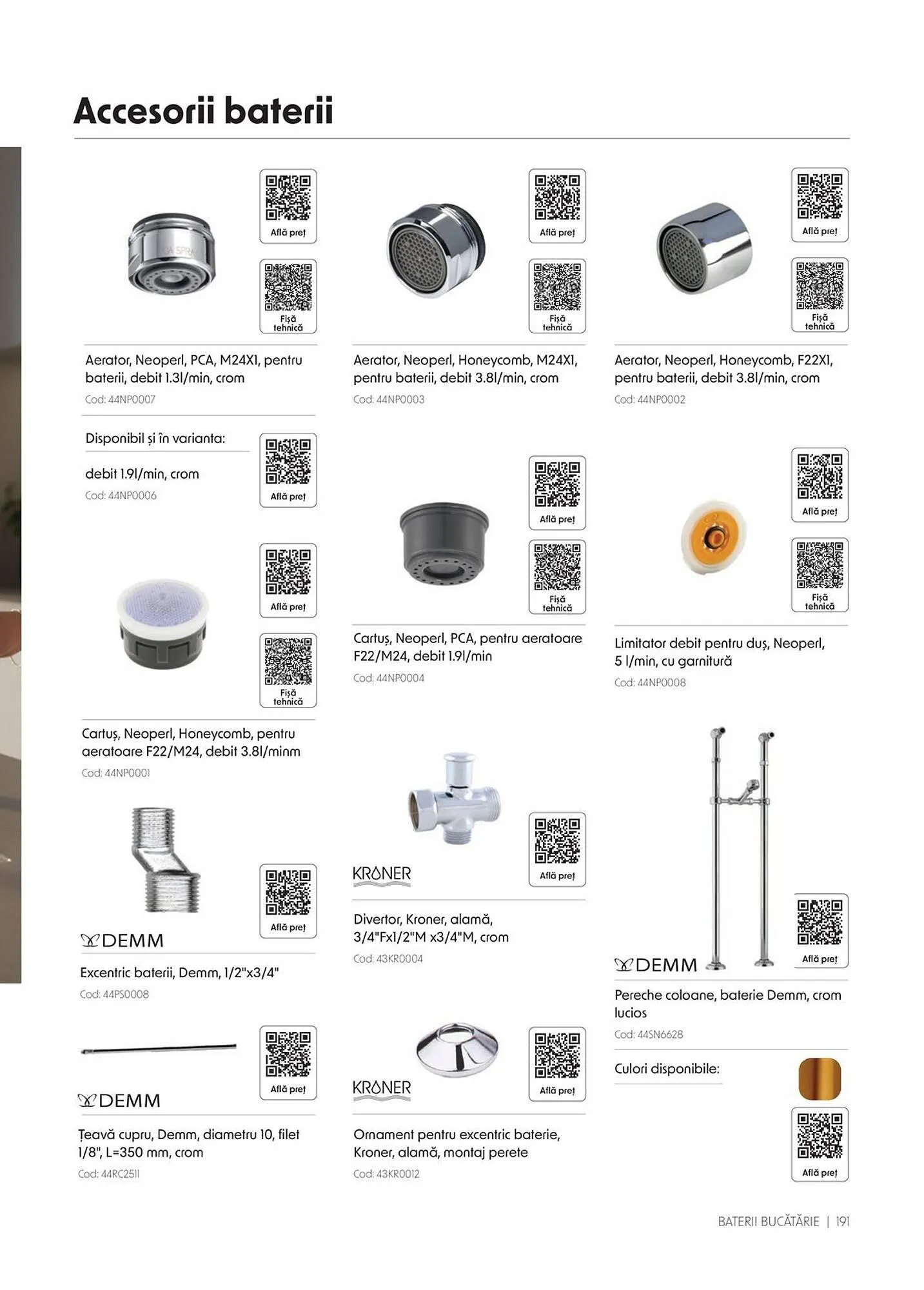 Catalog Catalog Romstal de la 1 aprilie până la 31 decembrie 2026 - Revista Pagina 191