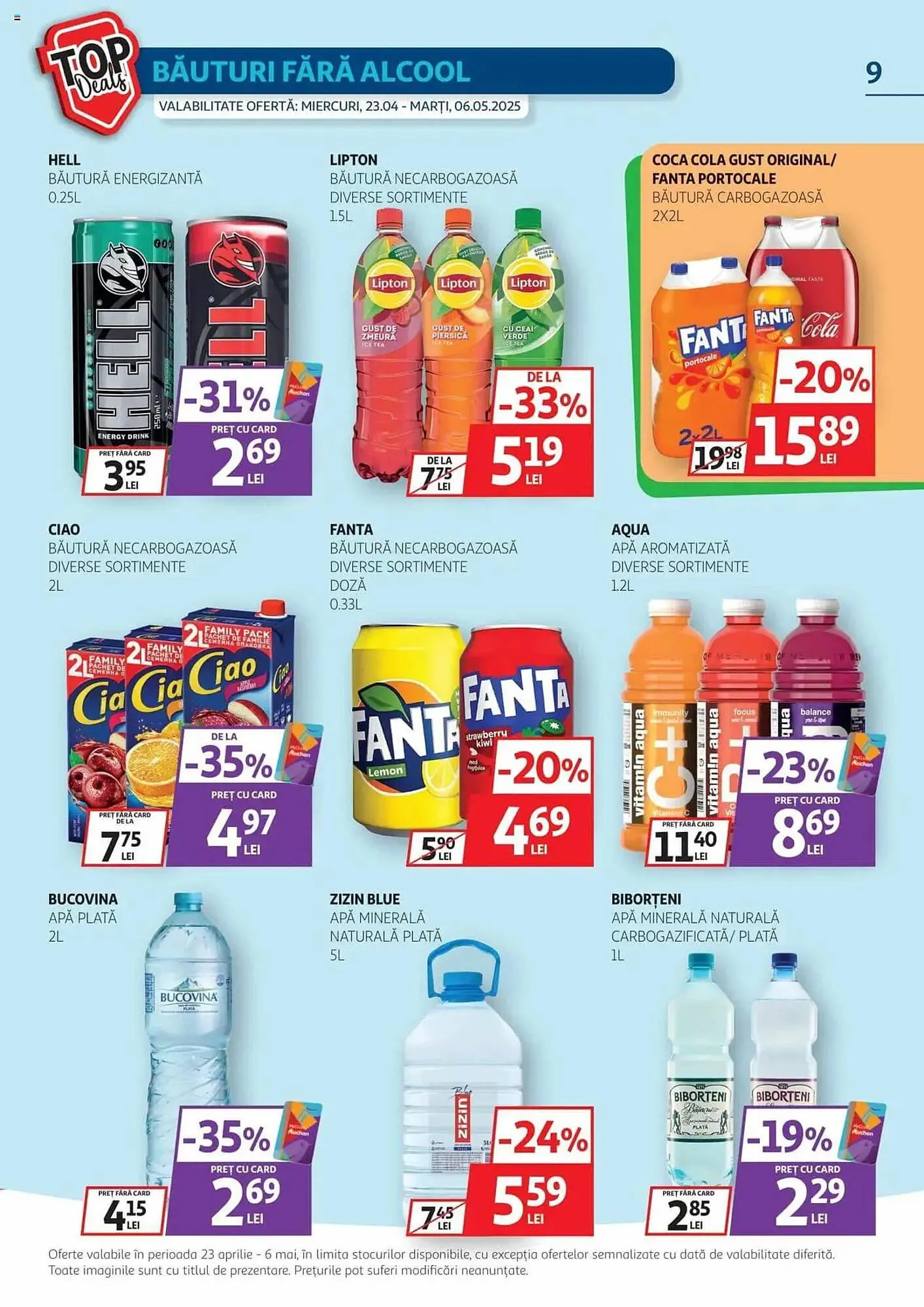 Catalog Catalog Auchan de la 23 aprilie până la 6 mai 2025 - Revista Pagina 9