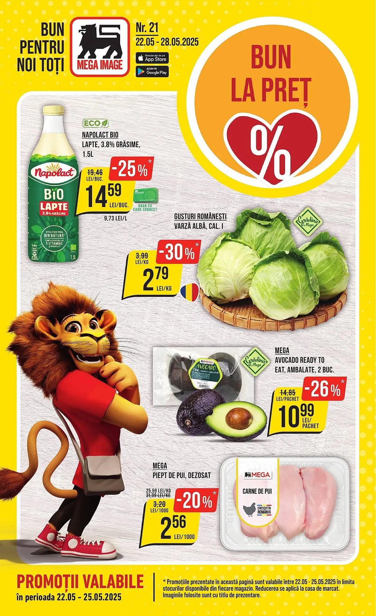 Catalog Catalog Mega Image de la 22 mai până la 28 mai 2025 - Revista Pagina 1