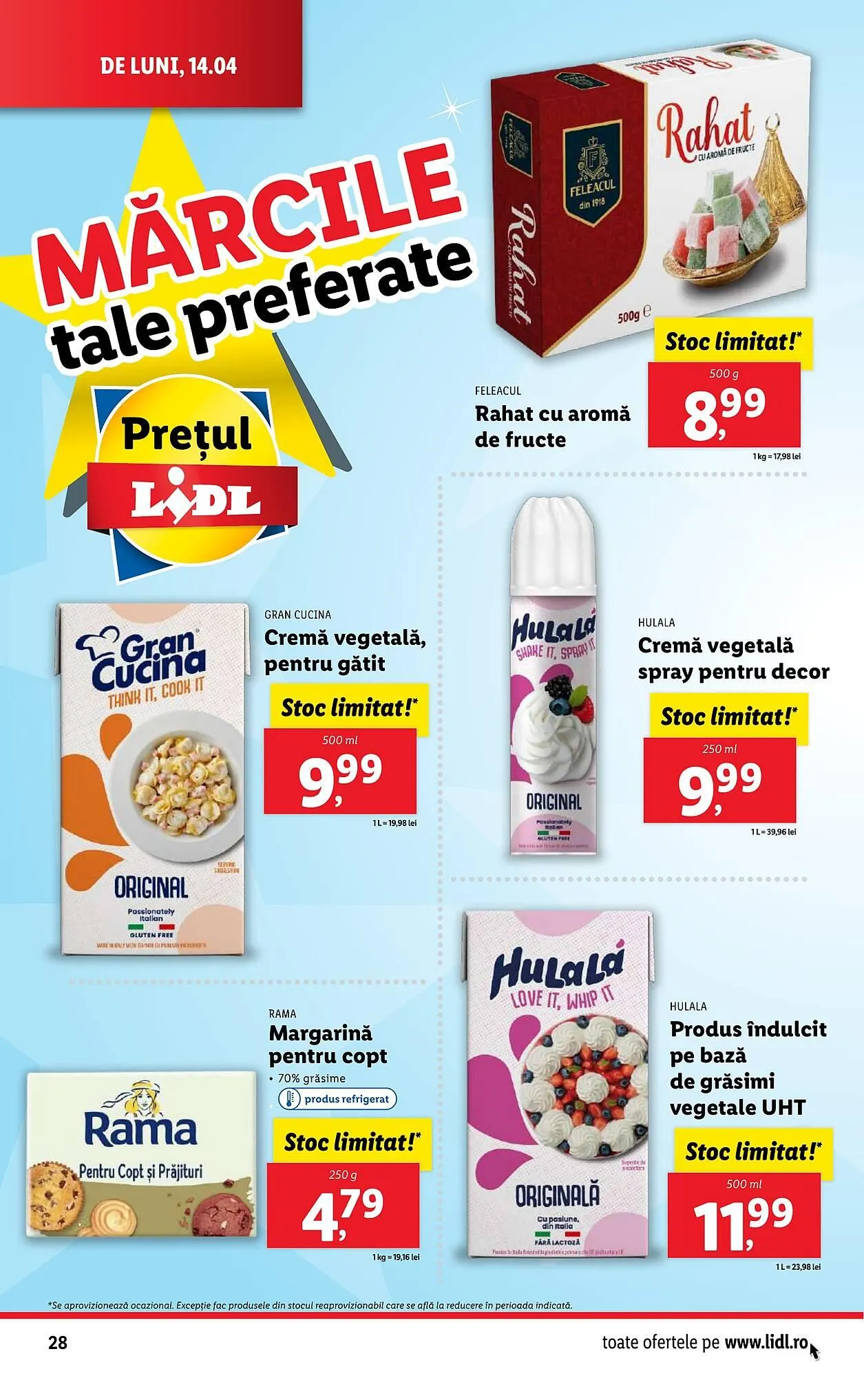 Catalog Catalog Lidl de la 14 aprilie până la 19 aprilie 2025 - Revista Pagina 28