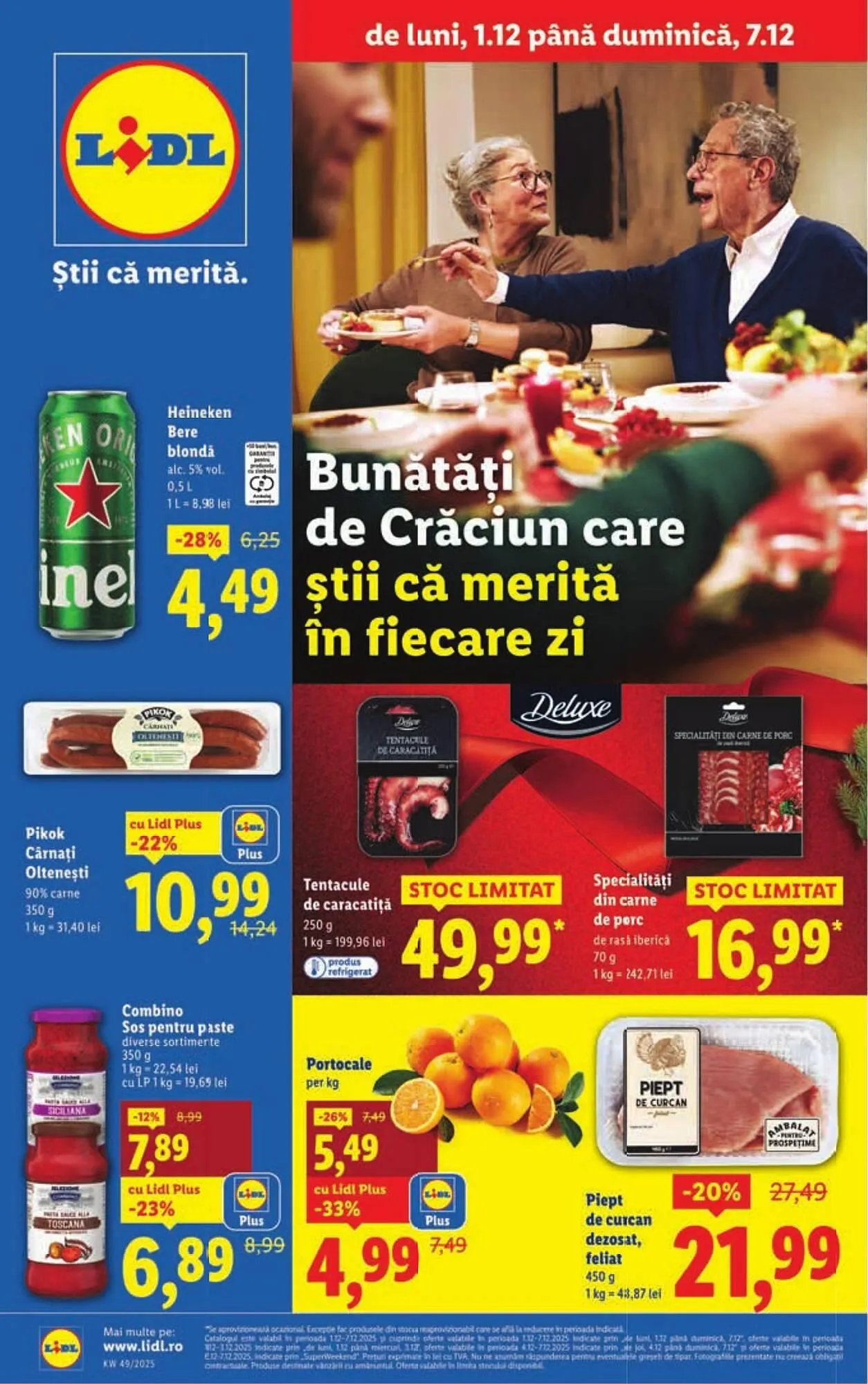 Catalog Catalog Lidl de la 1 decembrie până la 7 decembrie 2025 - Revista Pagina 1