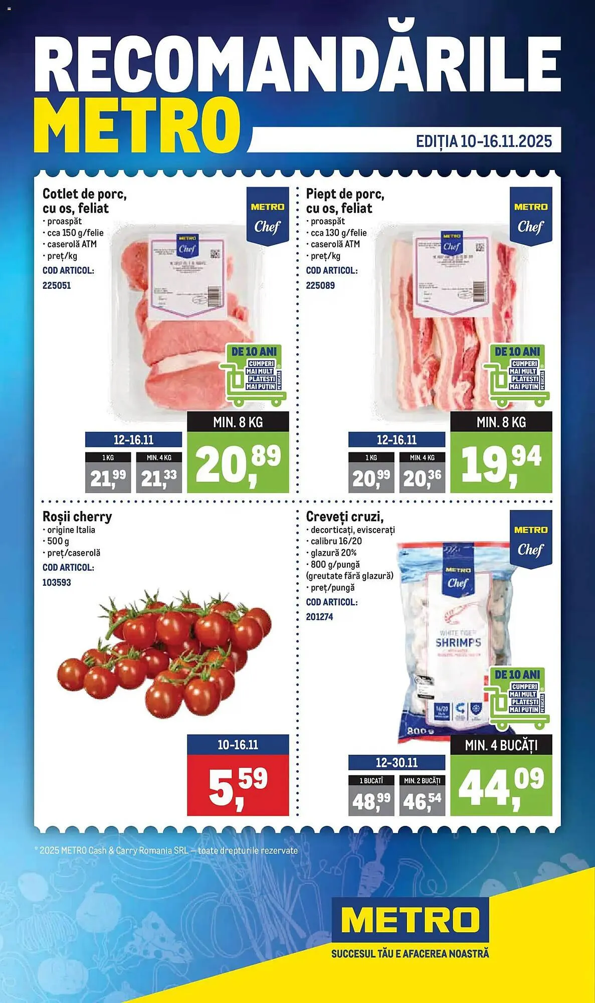 Catalog Catalog Metro de la 9 noiembrie până la 16 noiembrie 2025 - Revista Pagina 1
