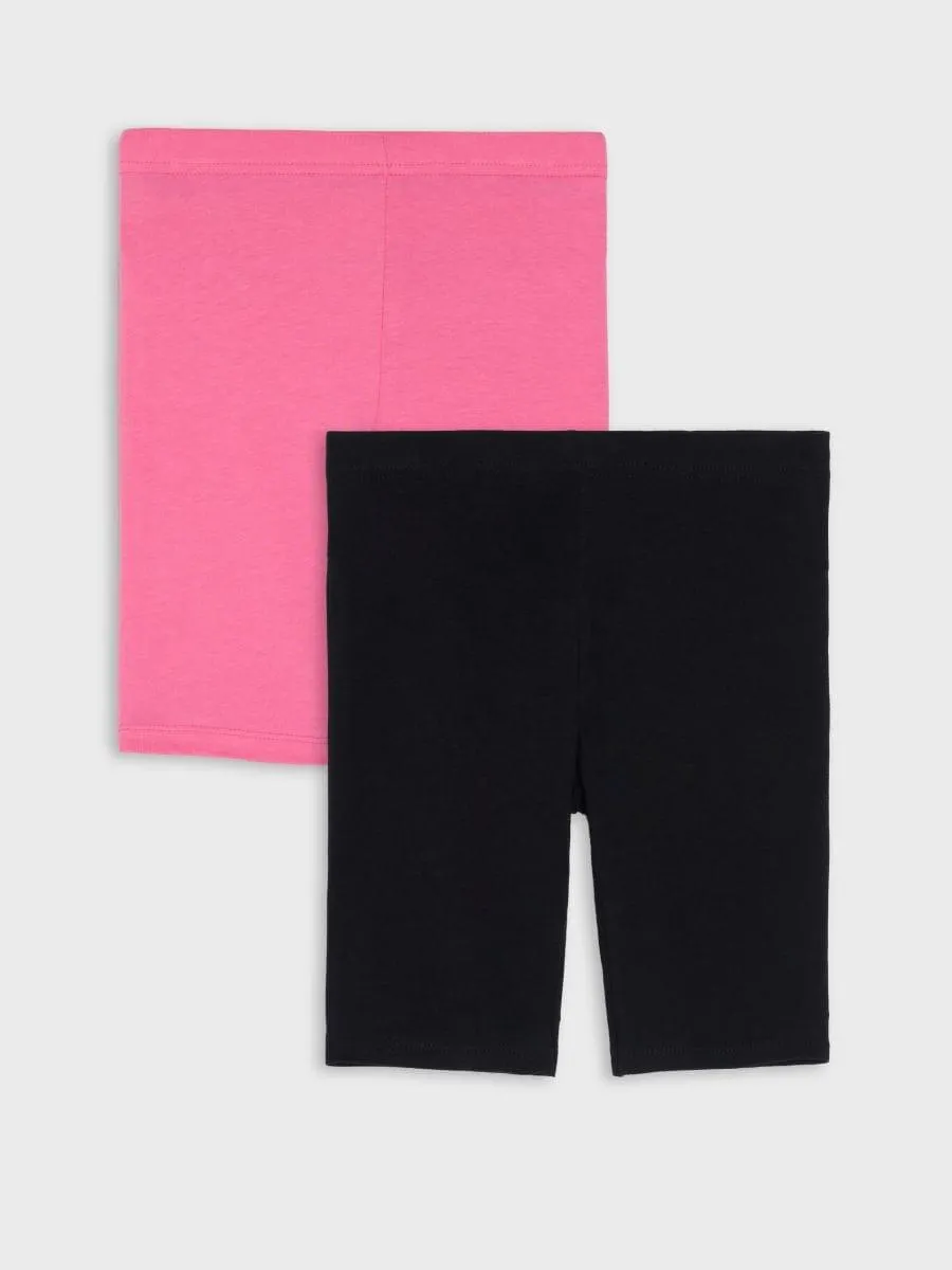 Pantaloni scurți tip biker, set de 2 bucăți