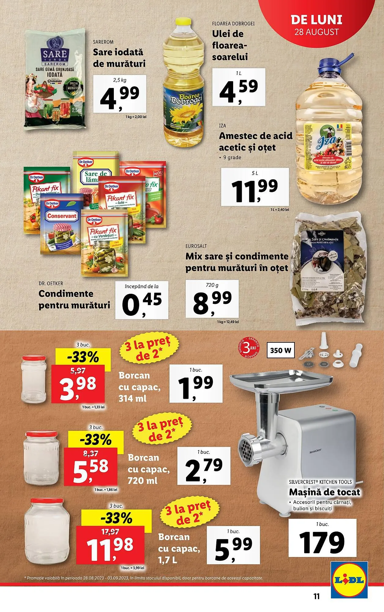 Catalog Lidl catalog de la 28 august până la 3 septembrie 2023 - Revista Pagina 11