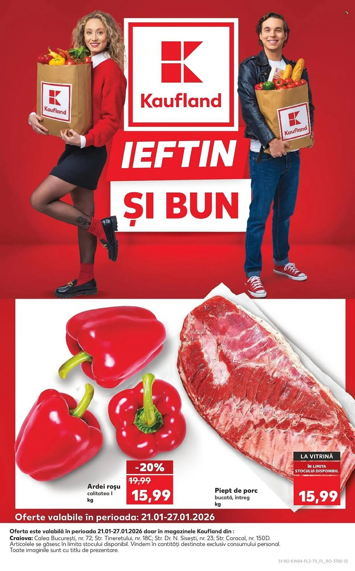 Catalog Catalog Kaufland de la 21 ianuarie până la 27 ianuarie 2026 - Revista Pagina 1