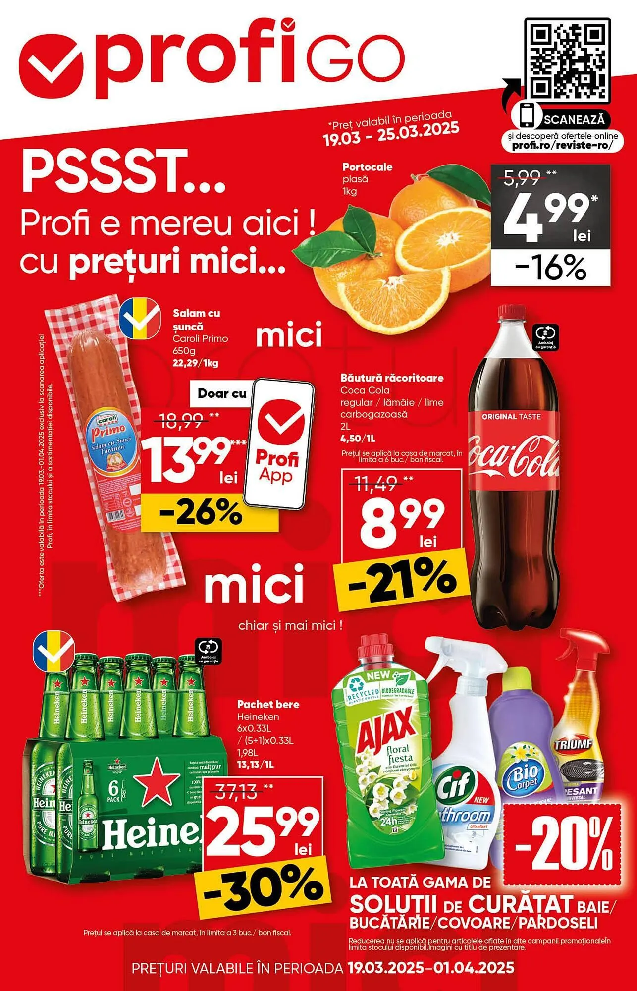 Catalog Catalog PROFI de la 19 martie până la 1 aprilie 2025 - Revista Pagina 1
