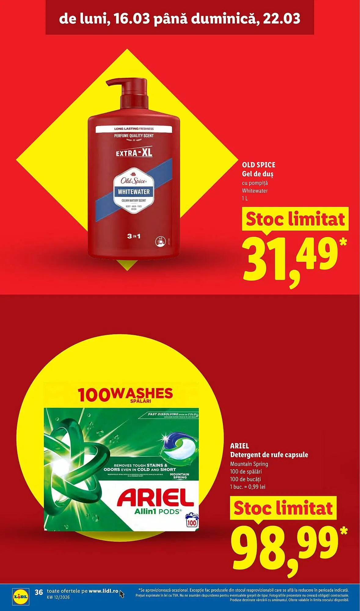 Catalog Catalog Lidl de la 16 martie până la 22 martie 2026 - Revista Pagina 36