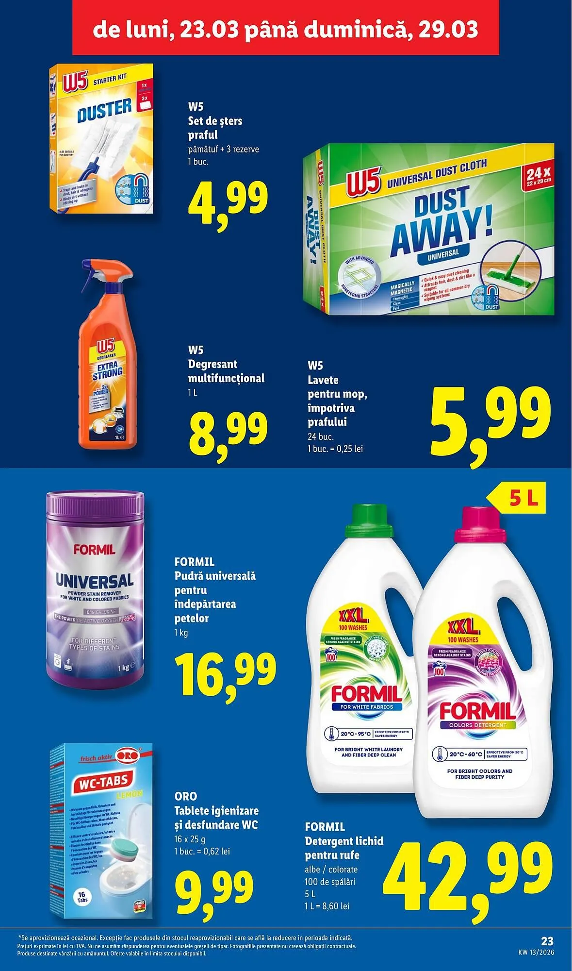 Catalog Catalog Lidl de la 23 martie până la 29 martie 2026 - Revista Pagina 23