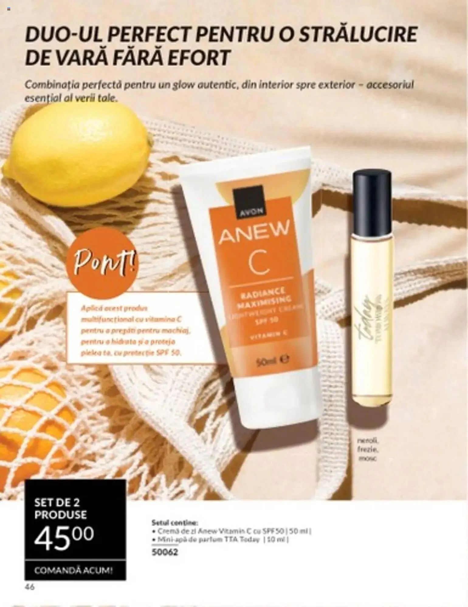 Catalog Catalog Avon de la 30 iunie până la 31 iulie 2025 - Revista Pagina 46