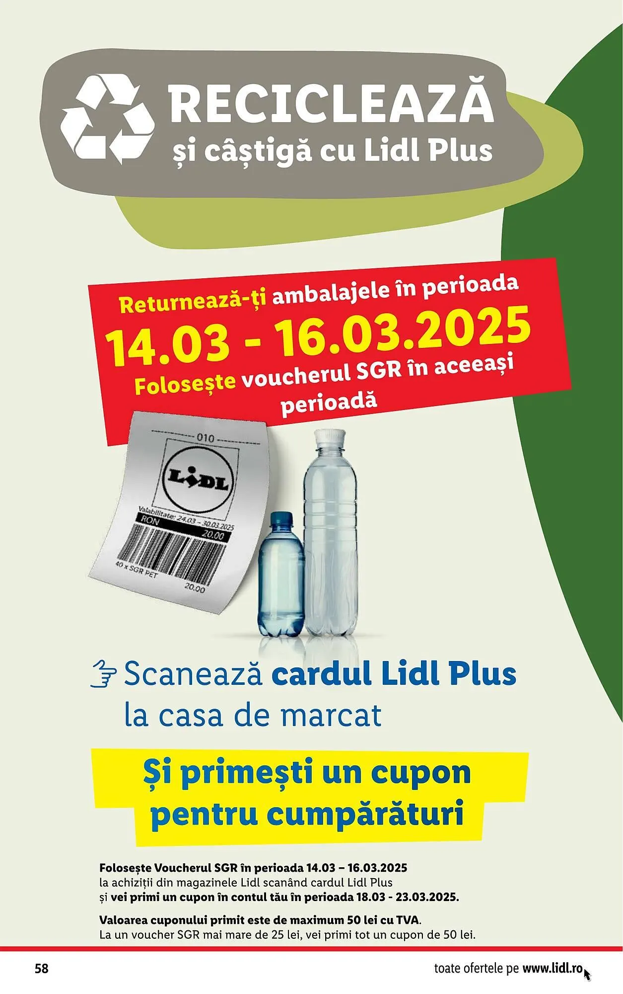 Catalog Catalog Lidl de la 10 martie până la 16 martie 2025 - Revista Pagina 58