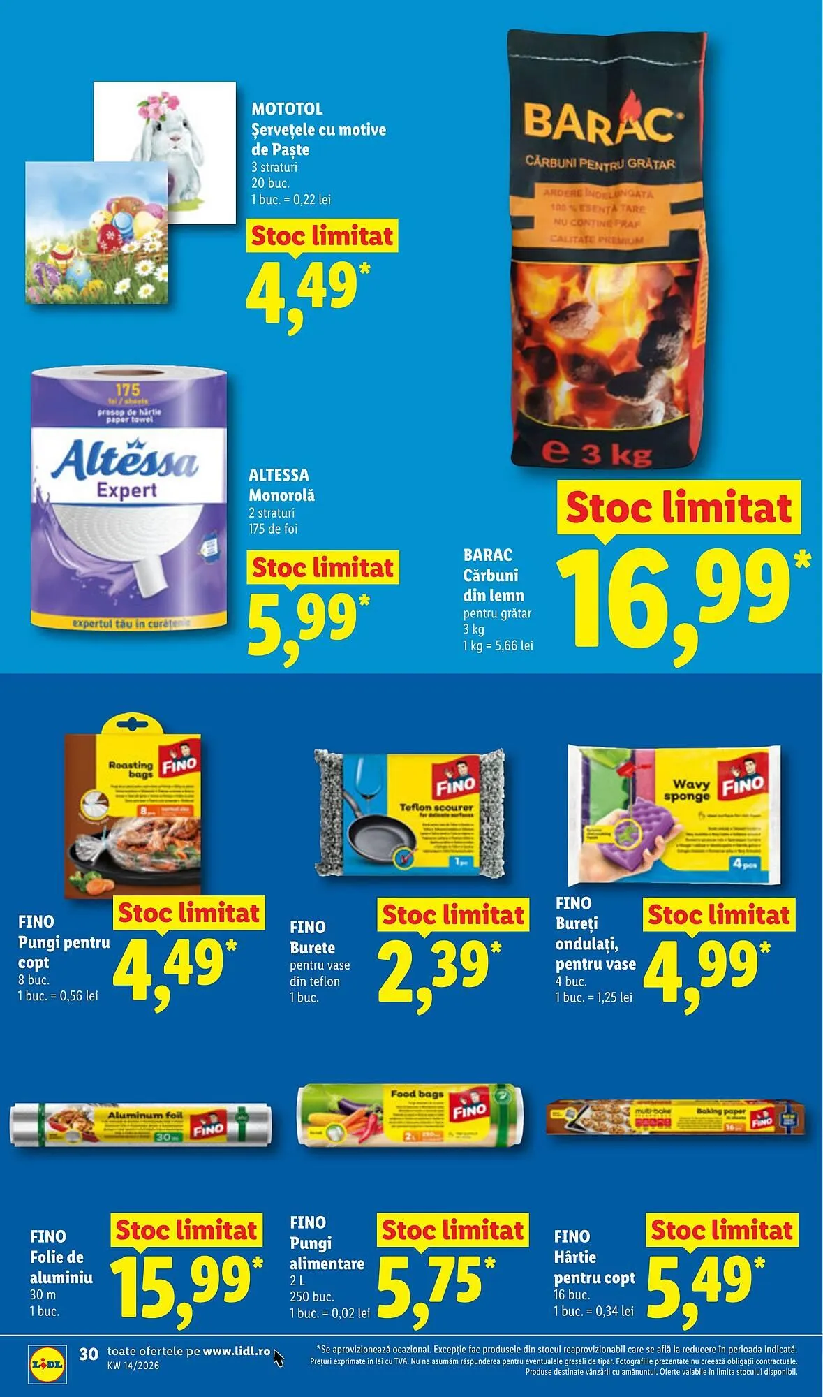 Catalog Catalog Lidl de la 30 martie până la 5 aprilie 2026 - Revista Pagina 30