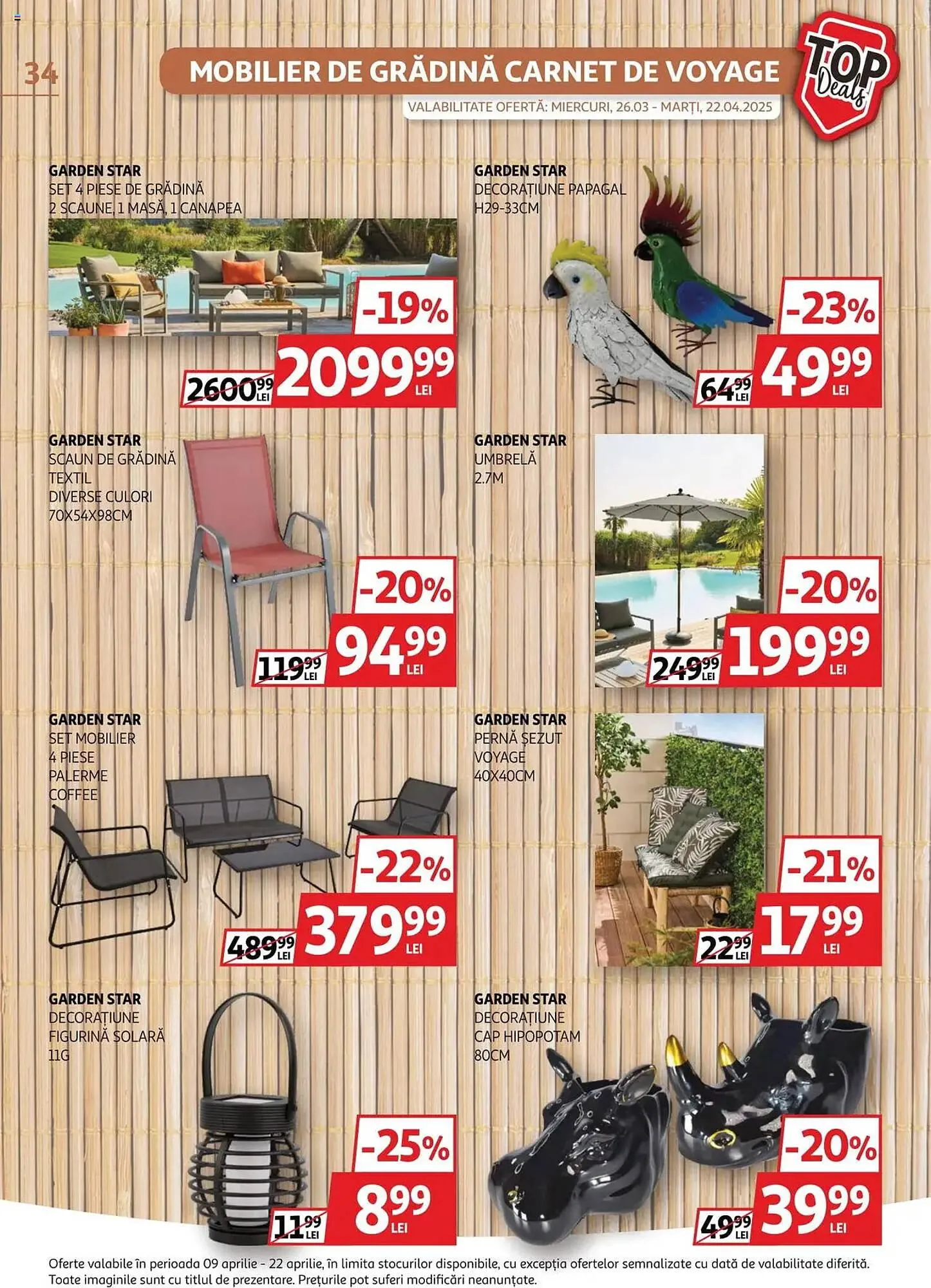 Catalog Catalog Auchan de la 9 aprilie până la 22 aprilie 2025 - Revista Pagina 34