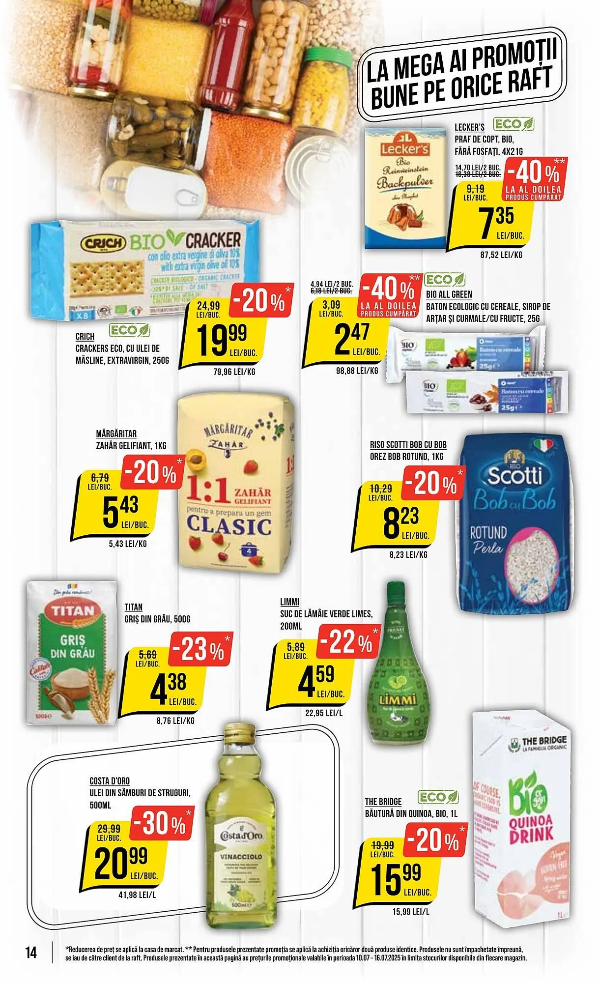 Catalog Catalog Mega Image de la 10 iulie până la 16 iulie 2025 - Revista Pagina 14