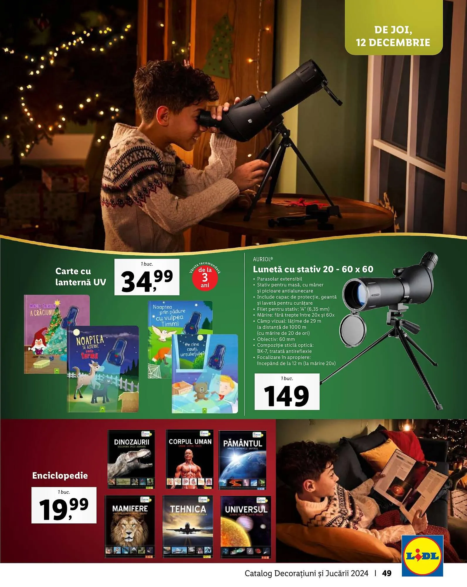 Catalog Catalog Lidl de la 4 noiembrie până la 24 decembrie 2024 - Revista Pagina 49