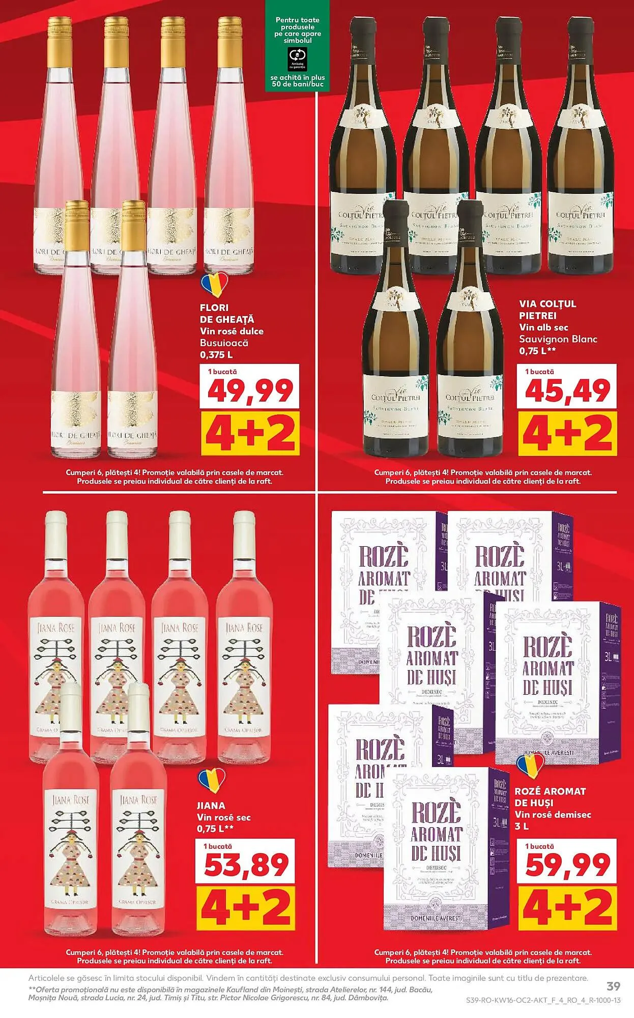 Catalog Catalog Kaufland de la 15 aprilie până la 21 aprilie 2026 - Revista Pagina 39