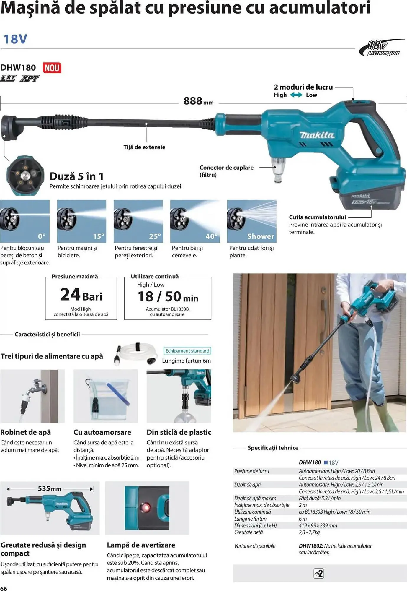 Catalog Catalog Makita de la 8 ianuarie până la 31 decembrie 2025 - Revista Pagina 66