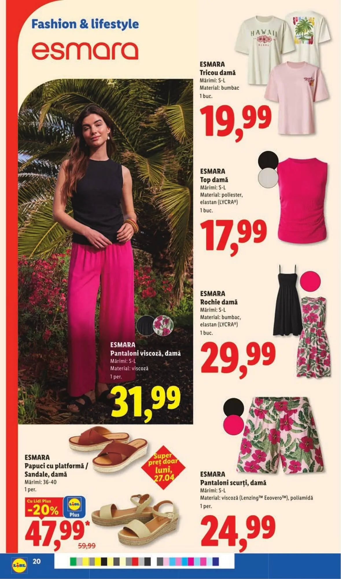 Catalog Catalog Lidl de la 27 aprilie până la 3 mai 2026 - Revista Pagina 20