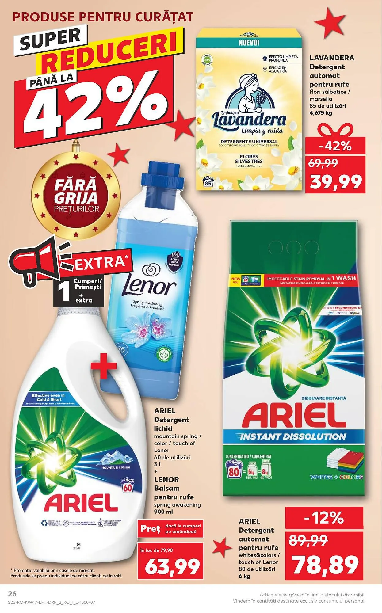 Catalog Kaufland catalog de la 22 noiembrie până la 28 noiembrie 2023 - Revista Pagina 26