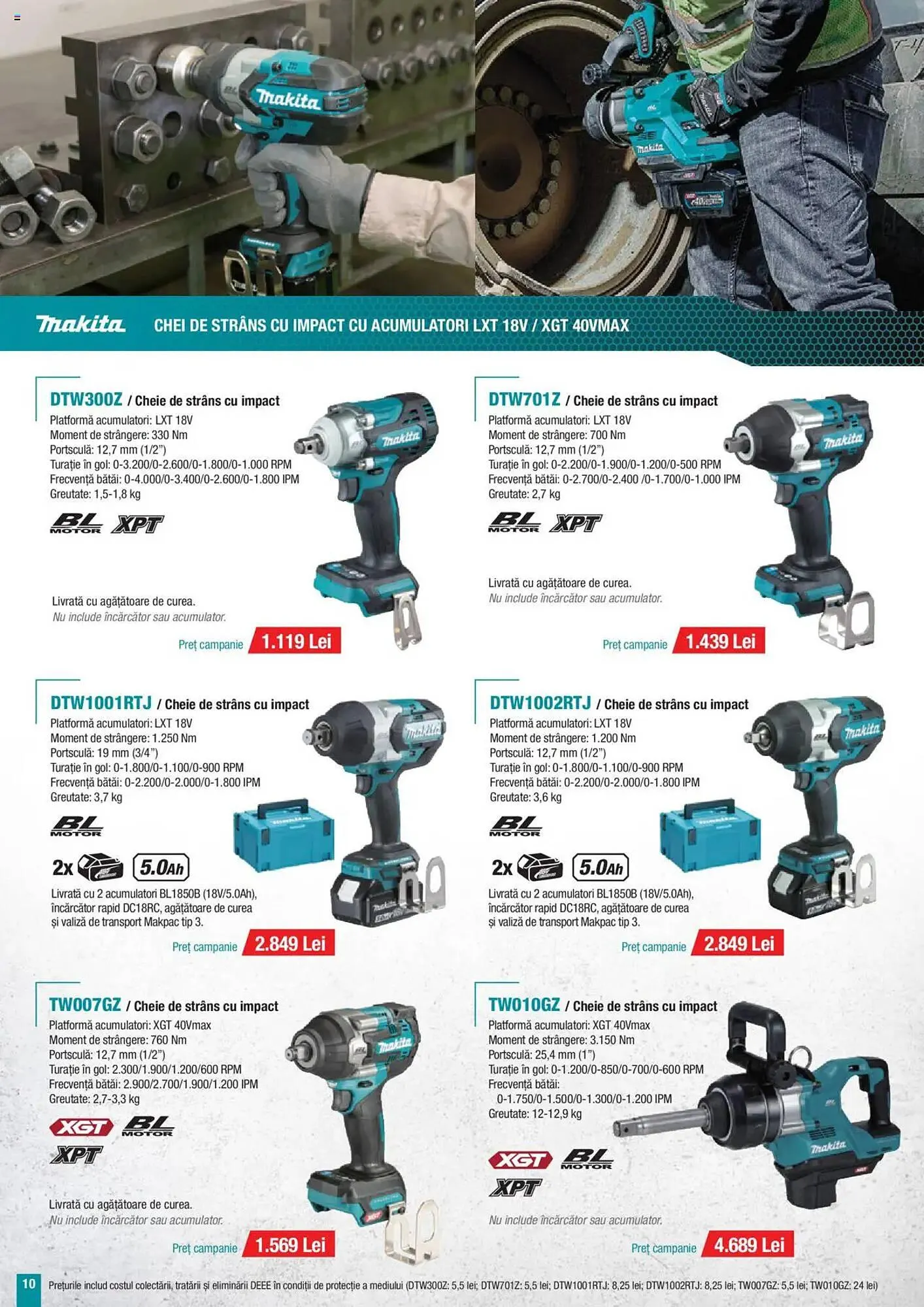 Catalog Catalog Makita de la 30 iunie până la 30 septembrie 2025 - Revista Pagina 10