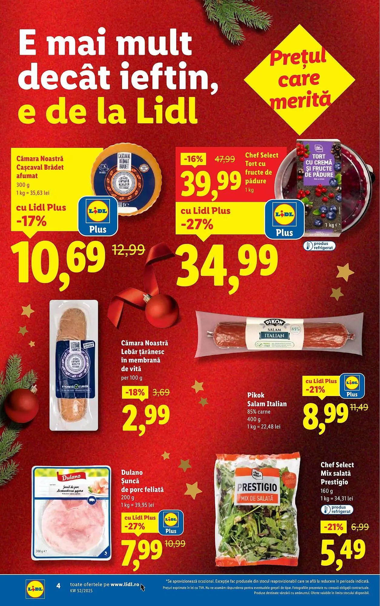 Catalog Catalog Lidl de la 22 decembrie până la 24 decembrie 2025 - Revista Pagina 4