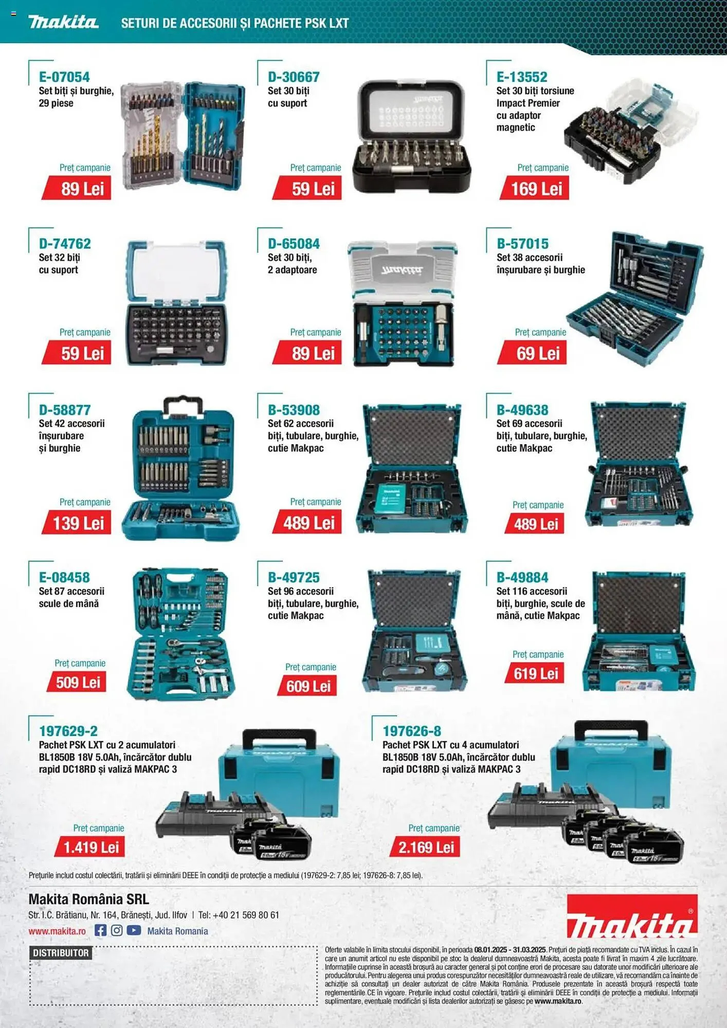 Catalog Catalog Makita de la 8 ianuarie până la 31 martie 2025 - Revista Pagina 64