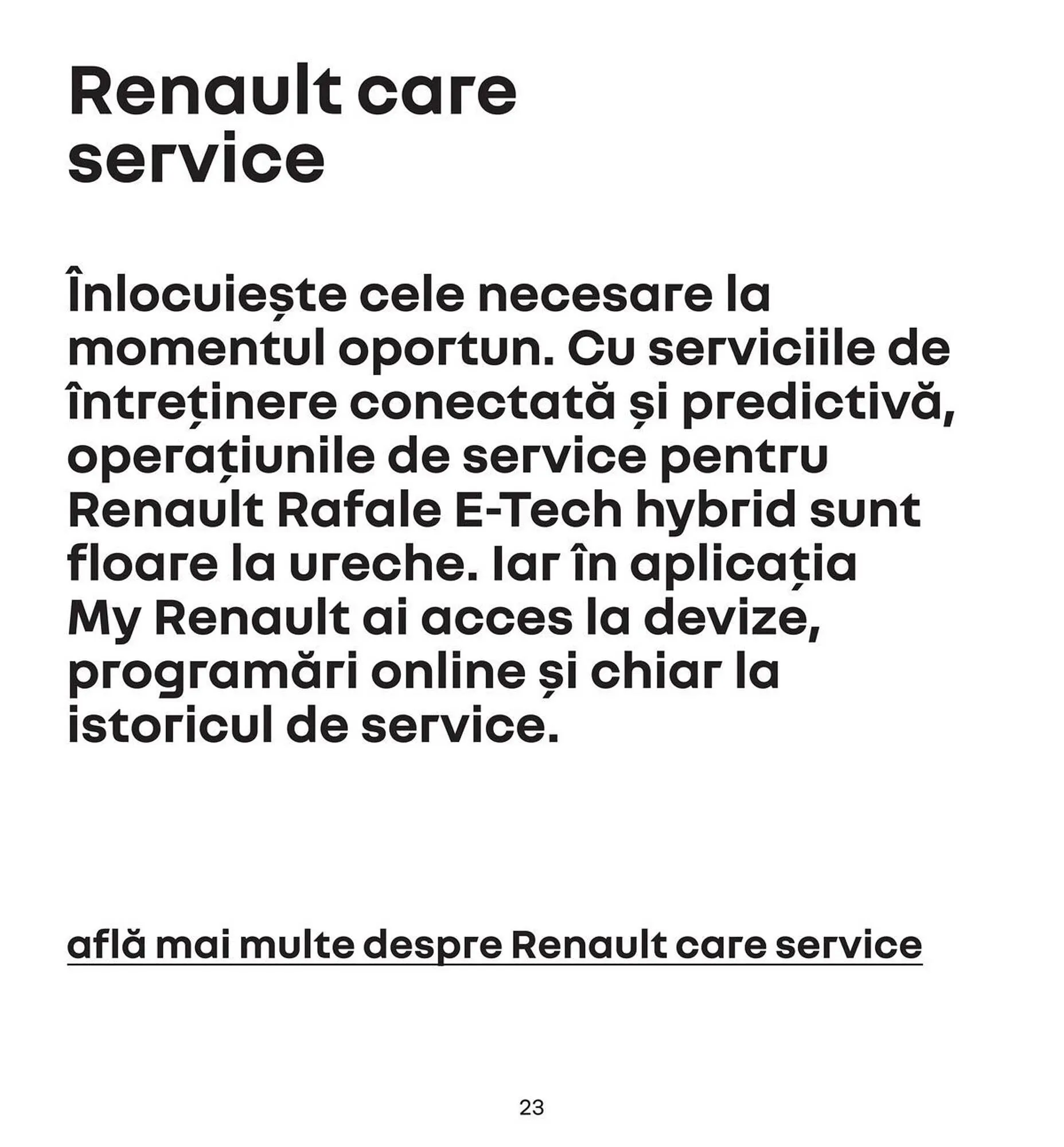 Catalog Catalog Renault de la 15 aprilie până la 15 octombrie 2025 - Revista Pagina 23