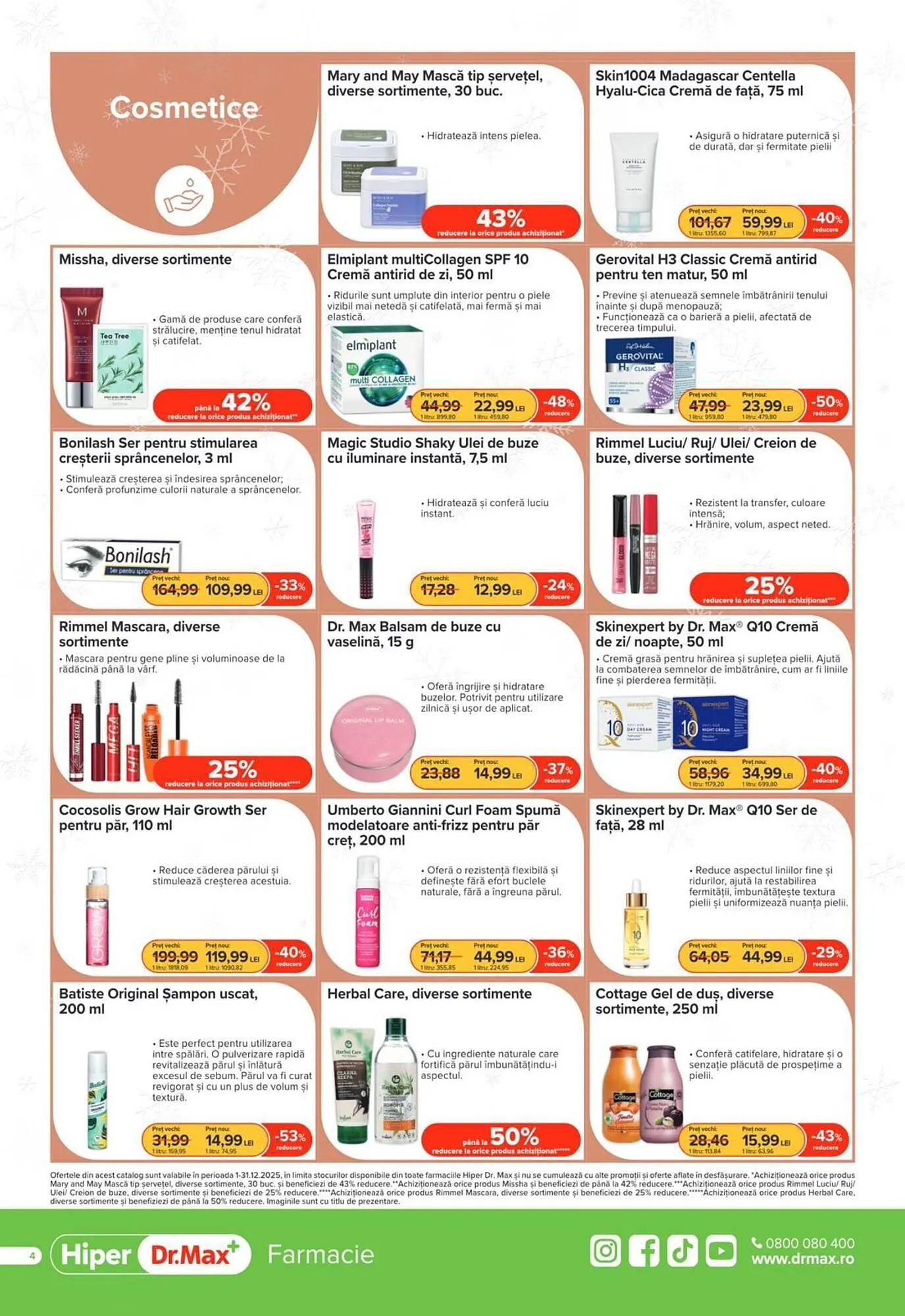 Catalog Catalog Dr.Max de la 1 decembrie până la 31 decembrie 2025 - Revista Pagina 4