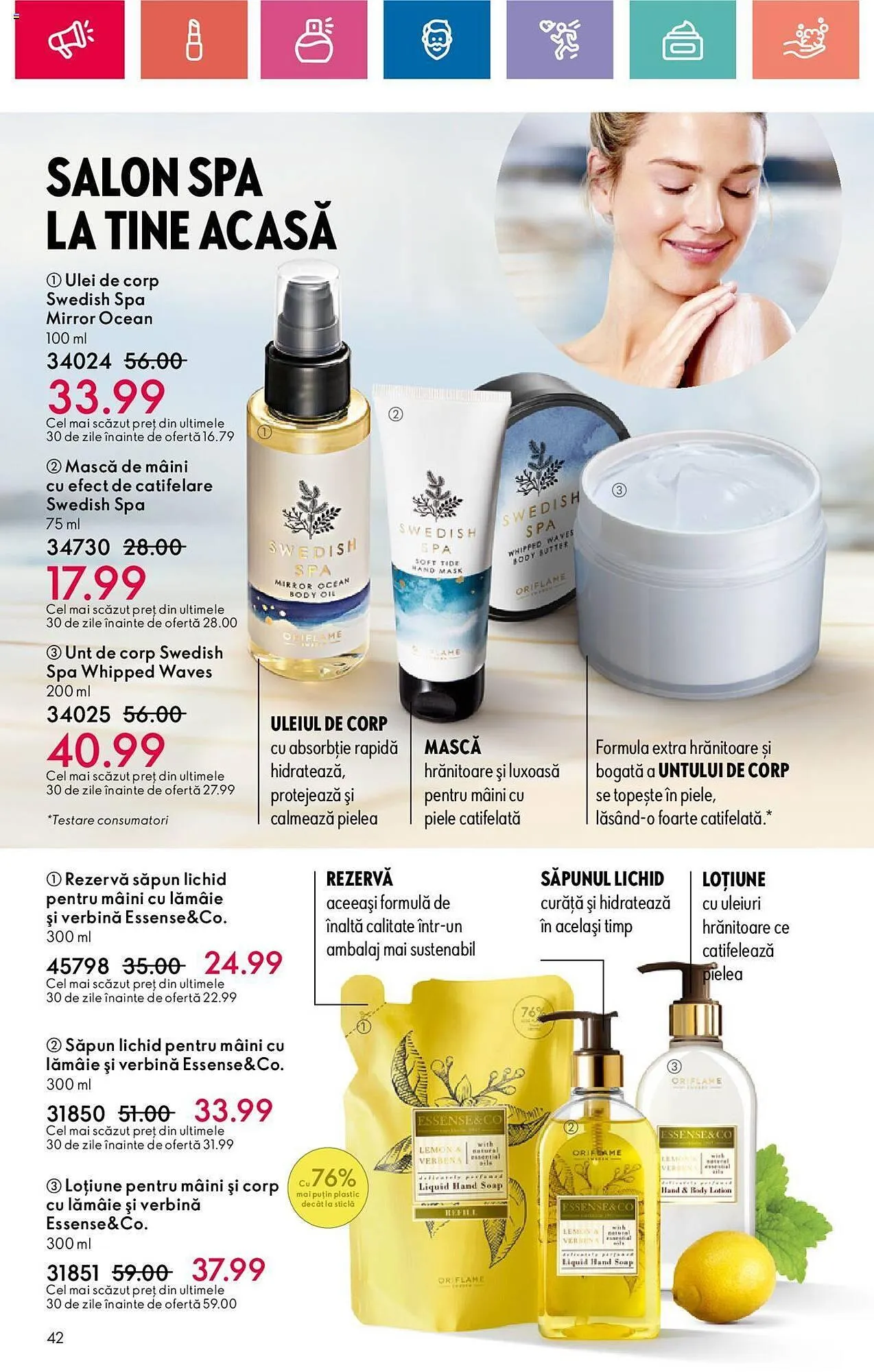 Catalog Oriflame catalog de la 28 mai până la 17 iunie 2024 - Revista Pagina 42