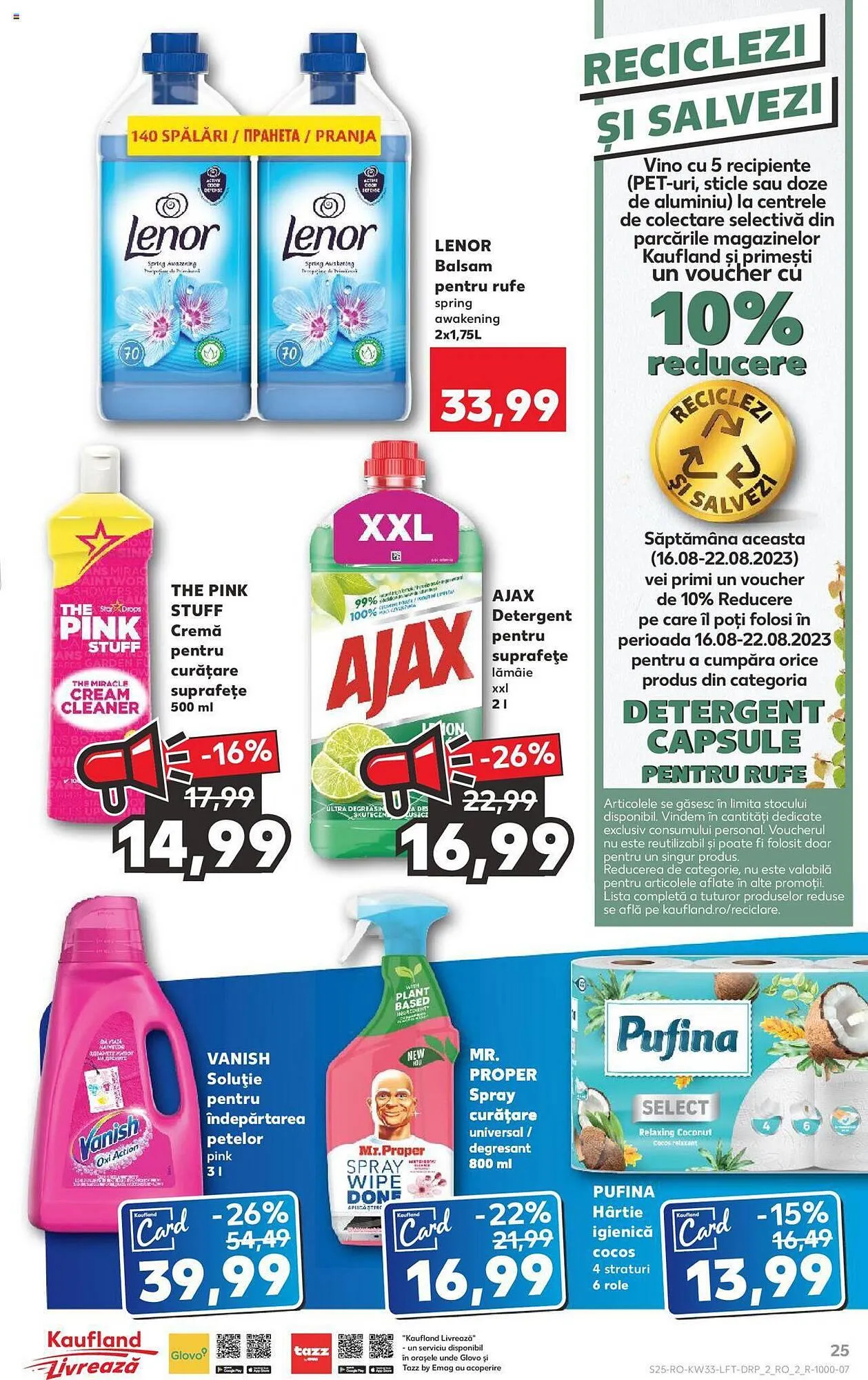 Catalog Kaufland catalog de la 16 august până la 22 august 2023 - Revista Pagina 25