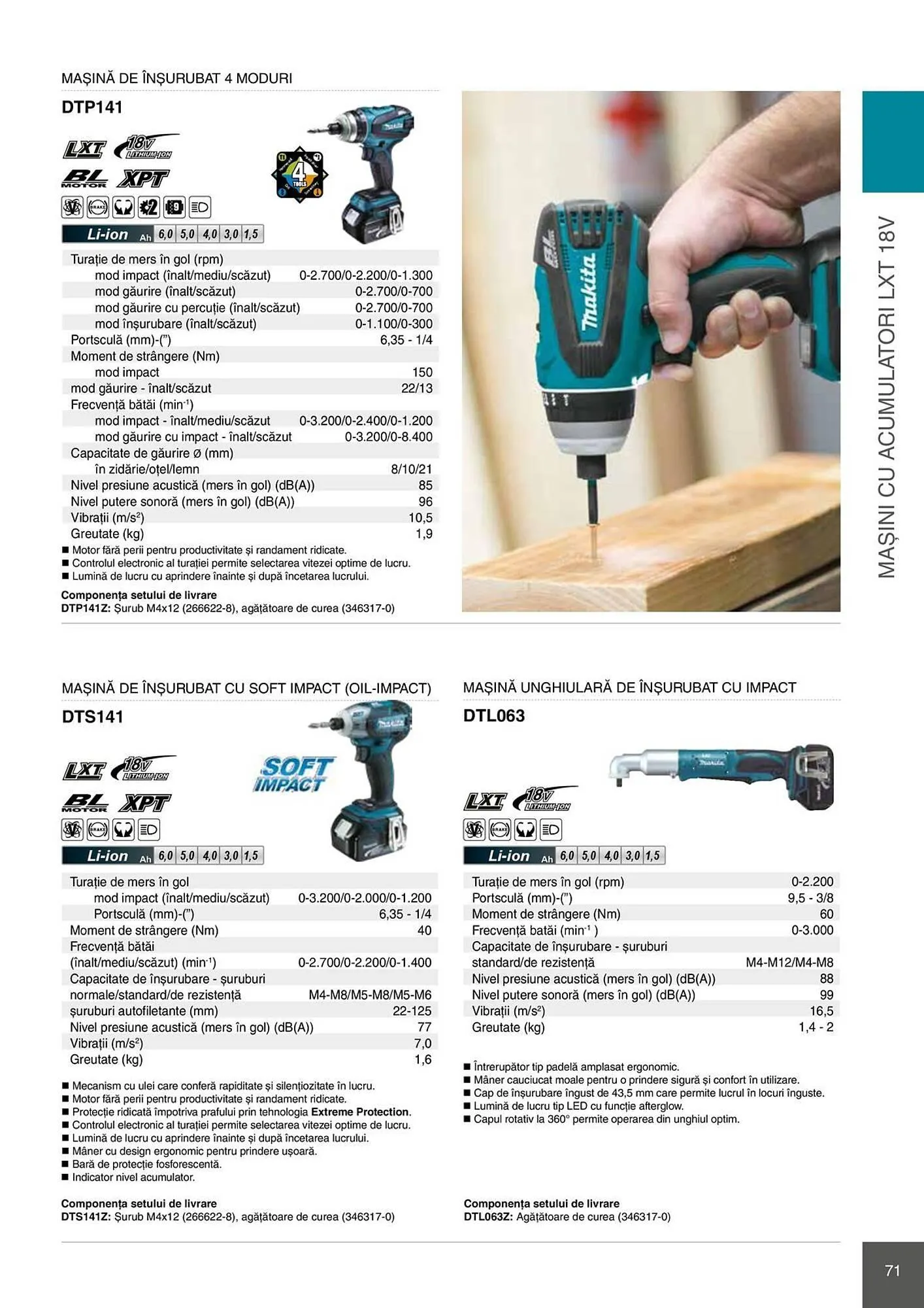 Catalog Catalog Makita de la 28 aprilie până la 31 decembrie 2026 - Revista Pagina 71