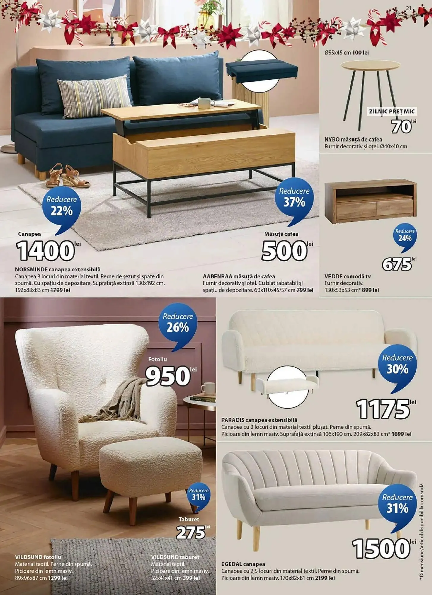 Catalog Catalog JYSK de la 25 noiembrie până la 24 decembrie 2025 - Revista Pagina 21