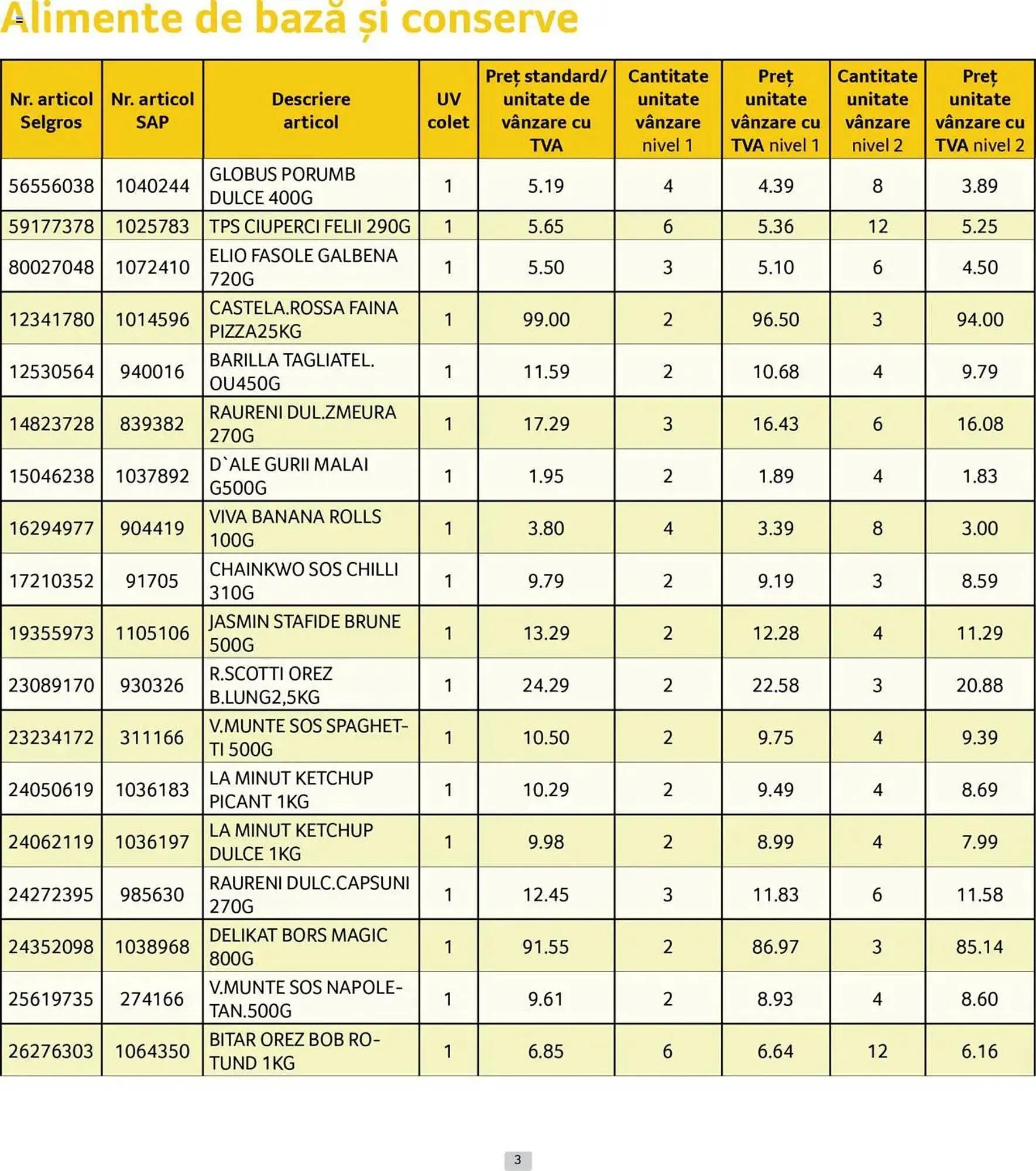 Catalog Catalog Selgros de la 1 iunie până la 30 iunie 2025 - Revista Pagina 3