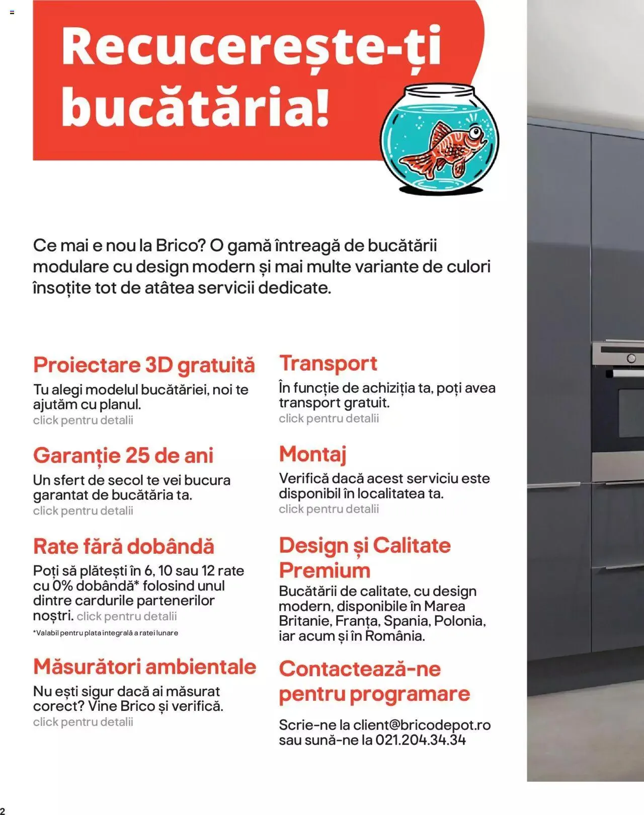 Catalog Brico Depot catalog - Bucătării modulare de la 1 ianuarie până la 31 decembrie 2023 - Revista Pagina 2