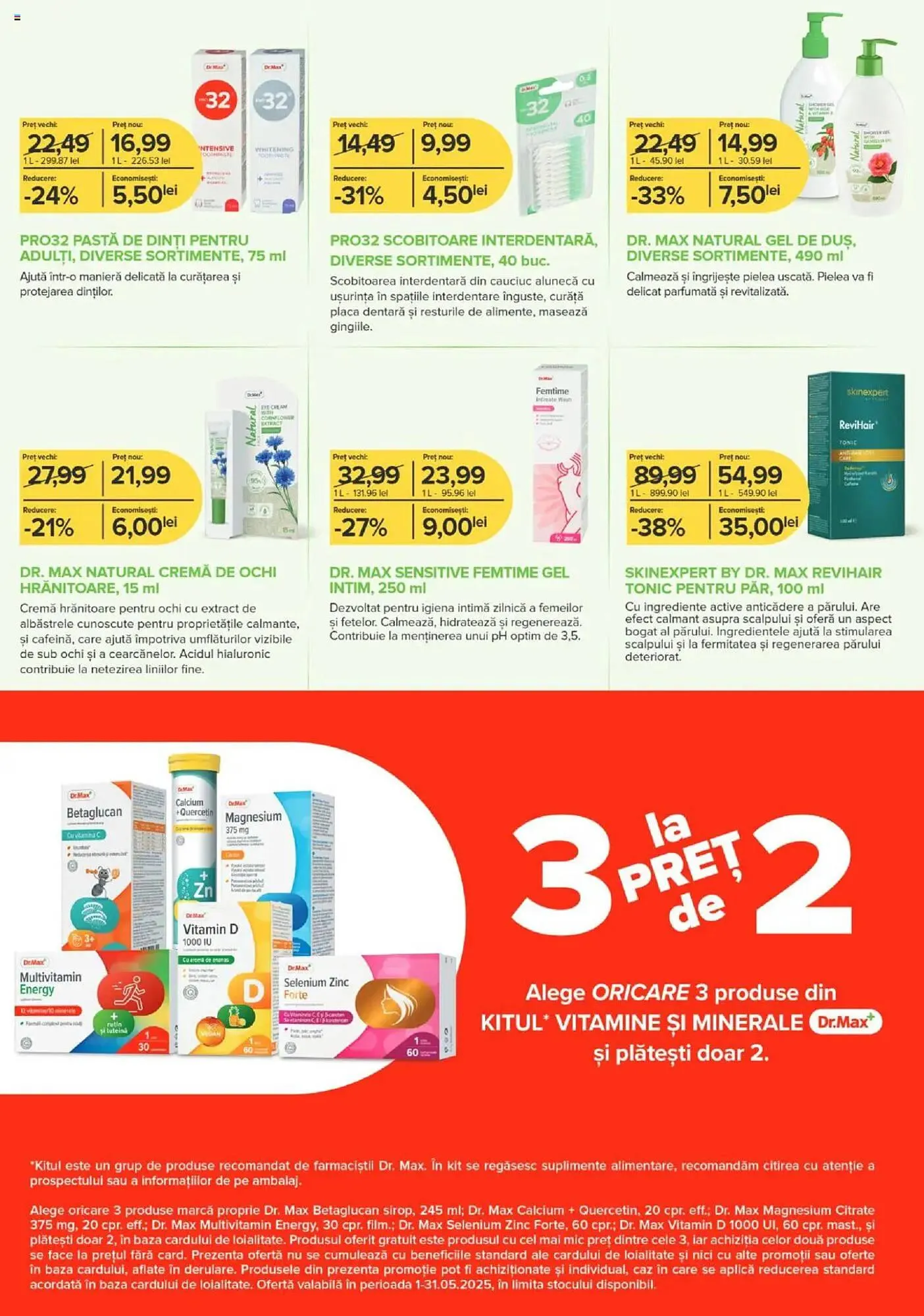 Catalog Catalog Dr.Max de la 1 mai până la 31 mai 2025 - Revista Pagina 2