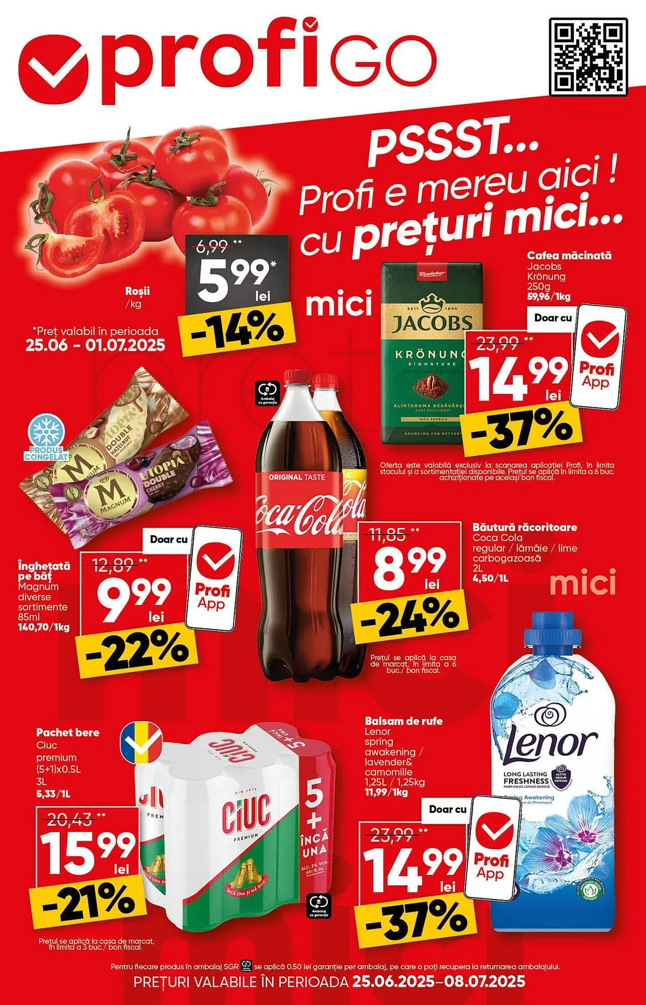 Catalog Catalog PROFI de la 25 iunie până la 8 iulie 2025 - Revista Pagina 1