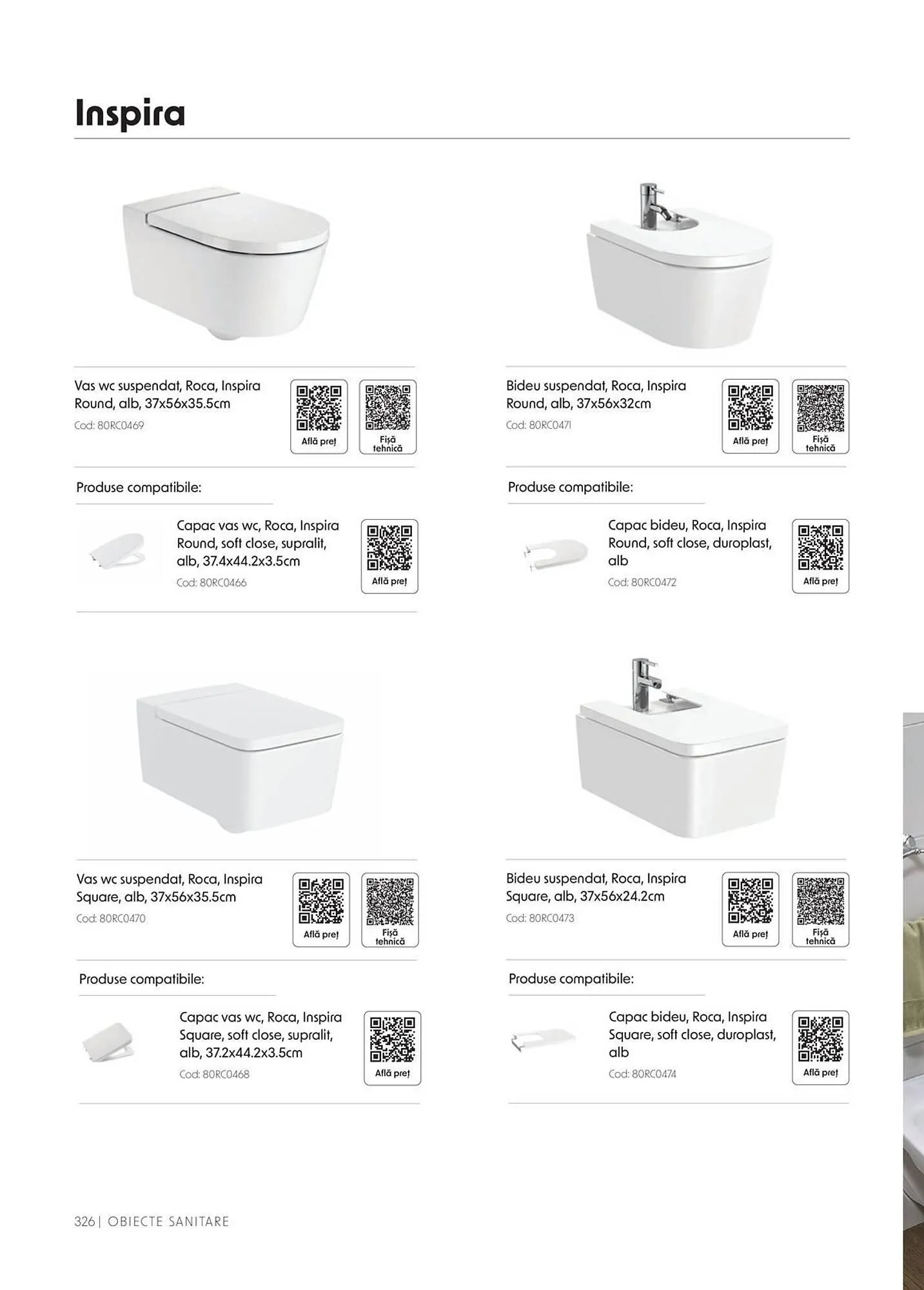 Catalog Catalog Romstal de la 1 aprilie până la 31 decembrie 2026 - Revista Pagina 326