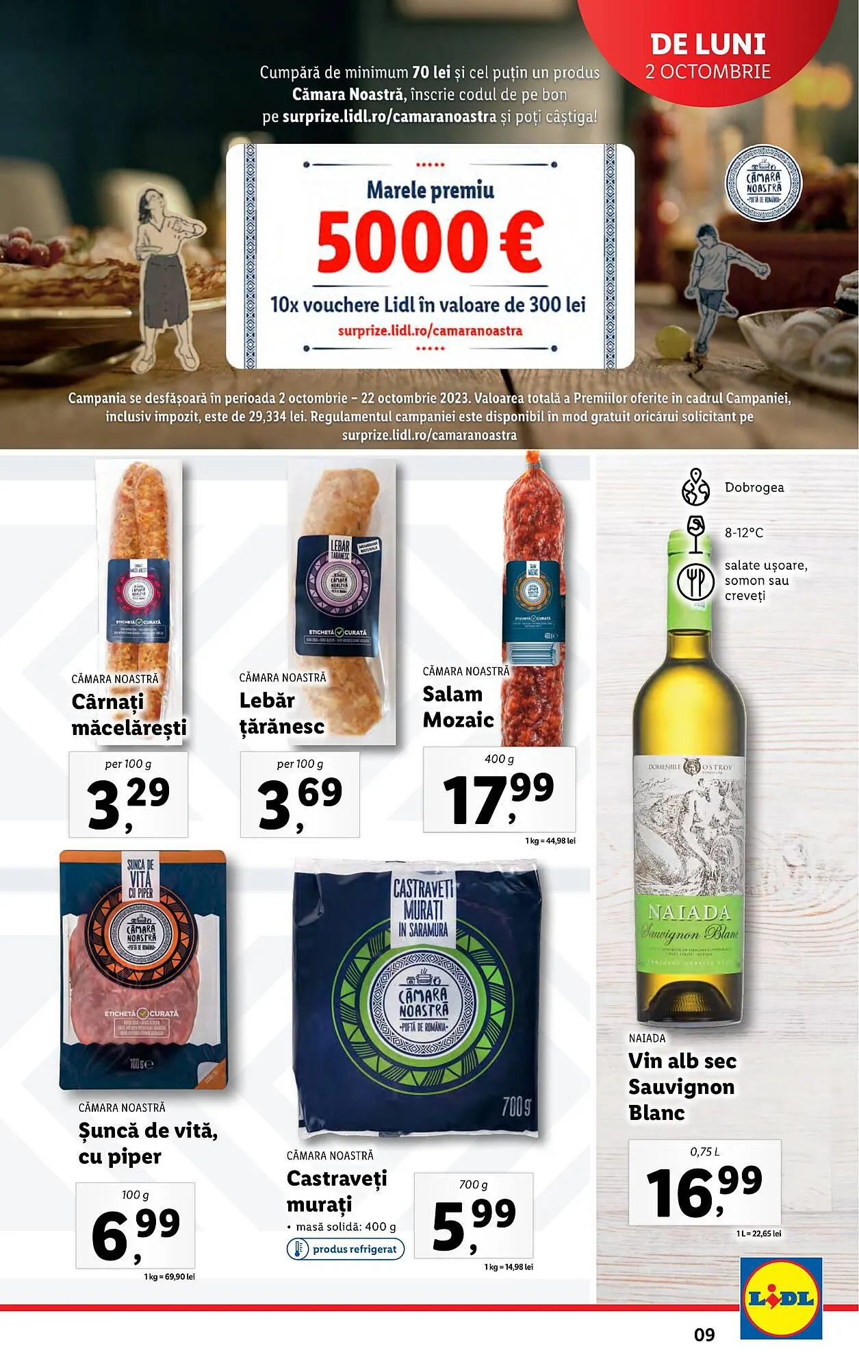 Catalog Lidl catalog de la 2 octombrie până la 8 octombrie 2023 - Revista Pagina 9