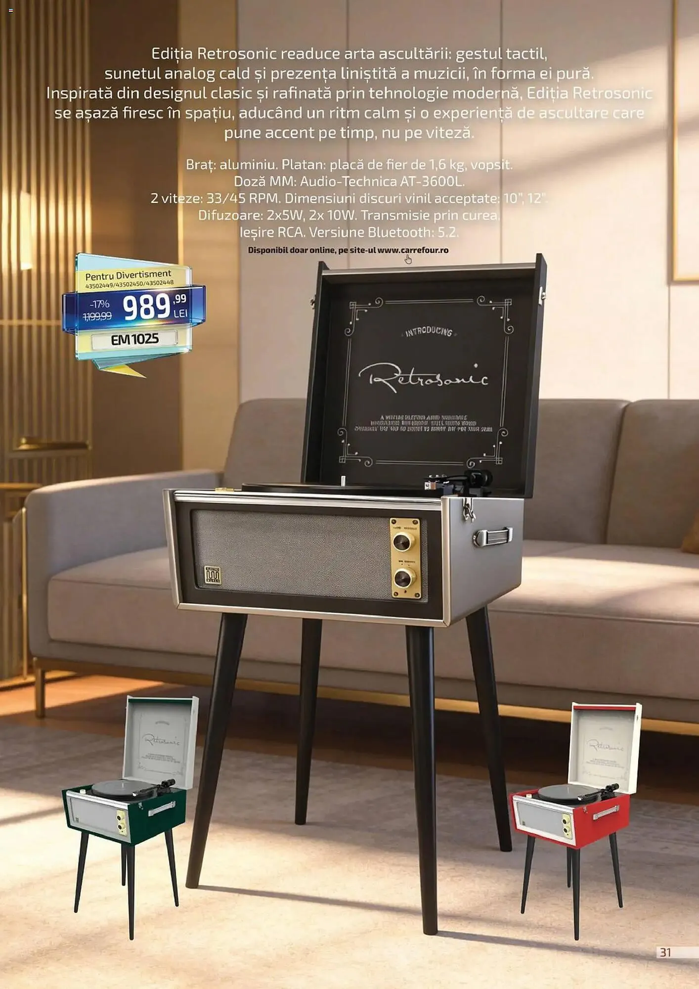 Catalog Catalog Carrefour de la 26 februarie până la 16 aprilie 2026 - Revista Pagina 31