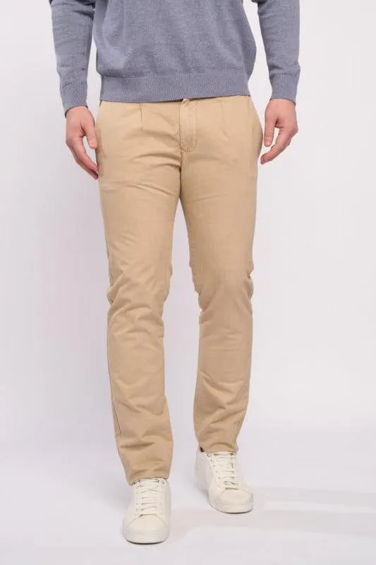 Lee Cooper - Pantaloni barbat cu buzunare de culoare uniforma