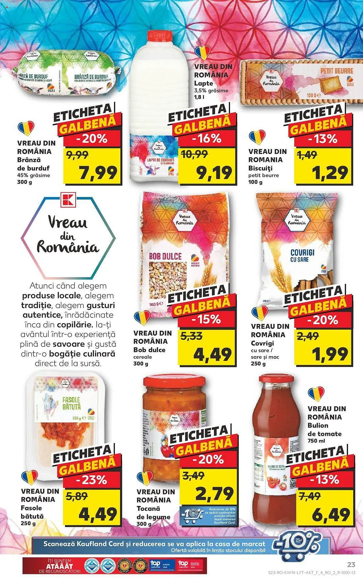 Catalog Kaufland catalog de la 3 aprilie până la 9 aprilie 2024 - Revista Pagina 23