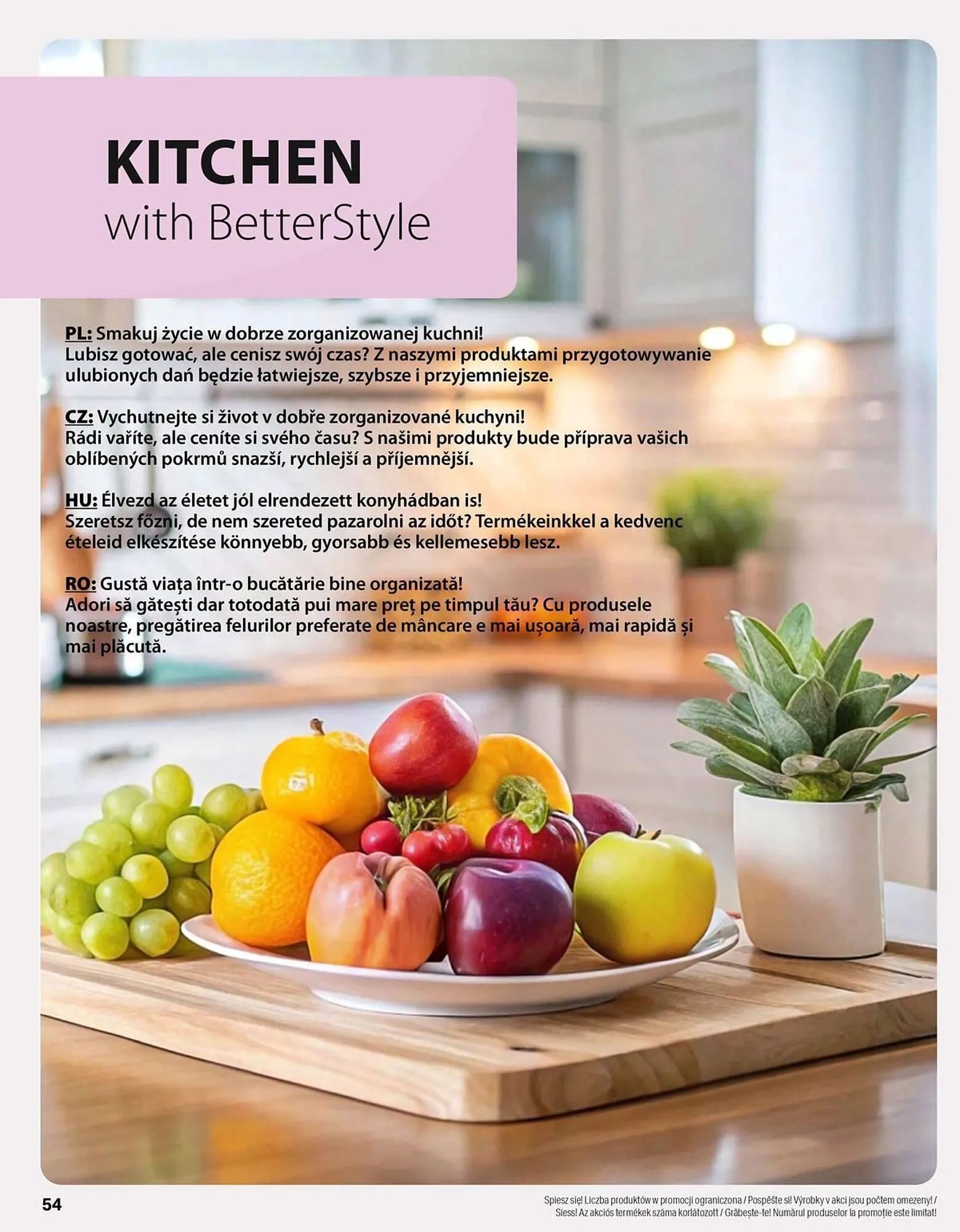 Catalog Catalog BetterStyle de la 1 octombrie până la 31 octombrie 2025 - Revista Pagina 54