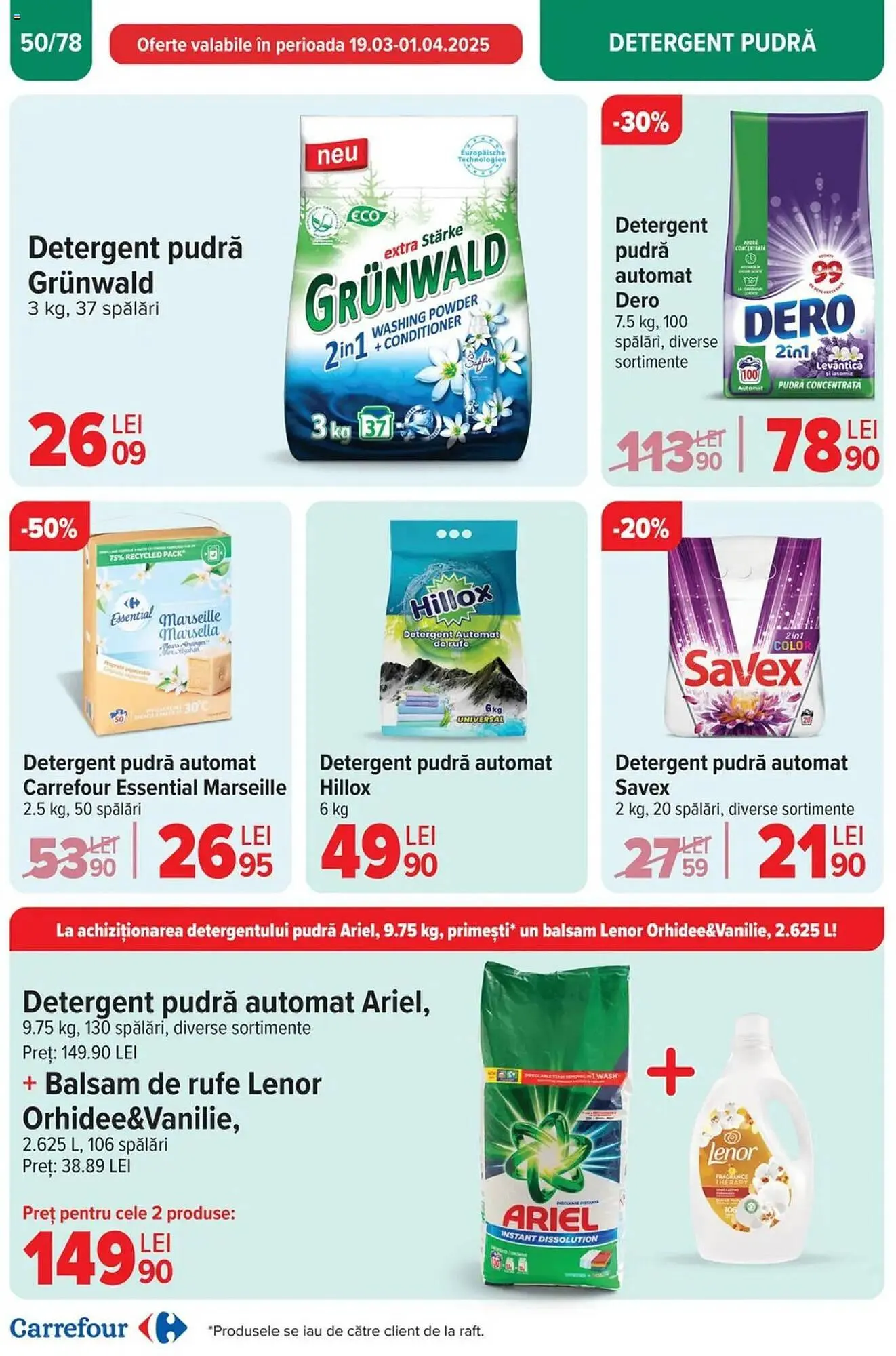 Catalog Catalog Carrefour de la 26 martie până la 1 aprilie 2025 - Revista Pagina 51