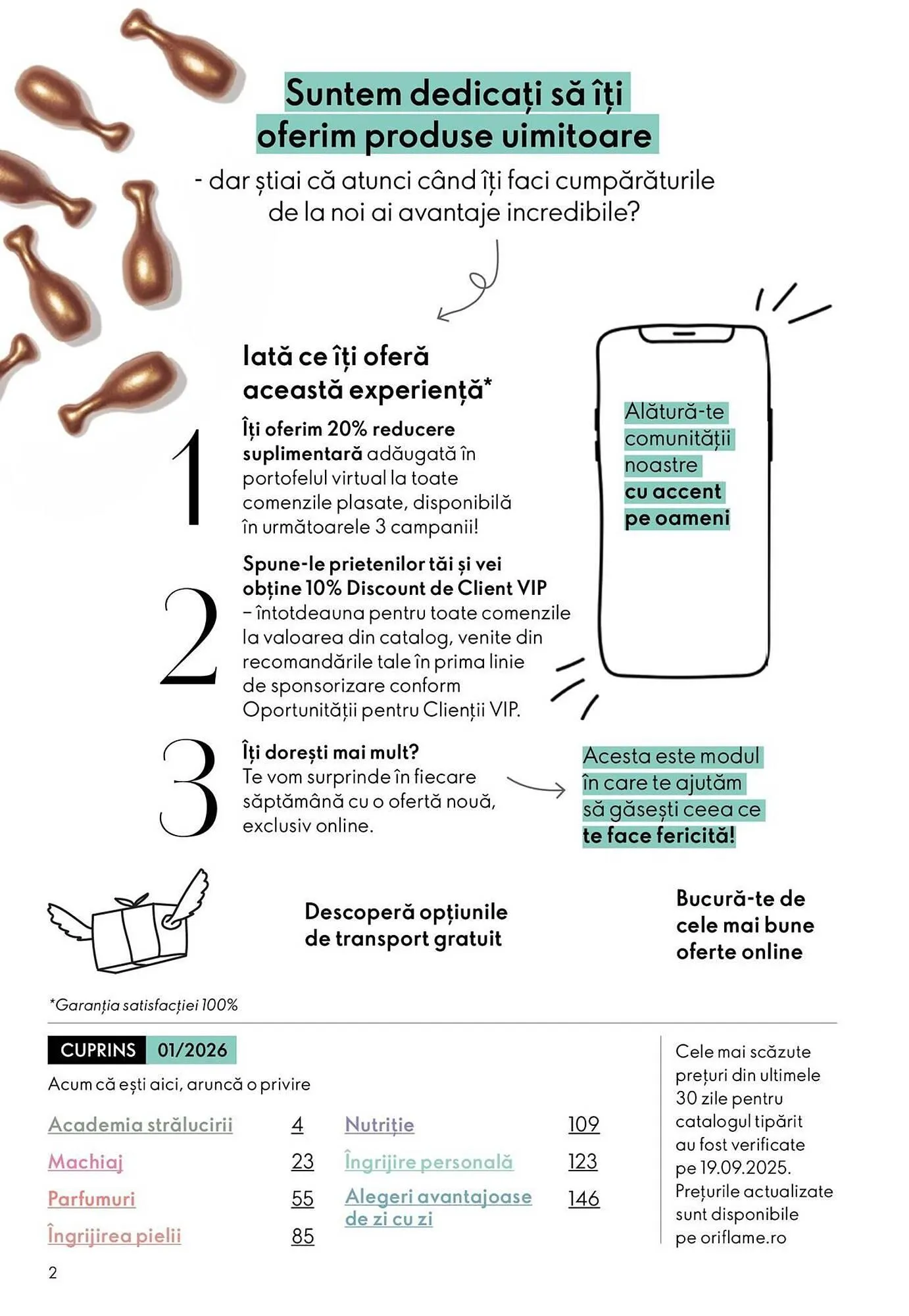 Catalog Catalog Oriflame de la 23 decembrie până la 20 ianuarie 2026 - Revista Pagina 2