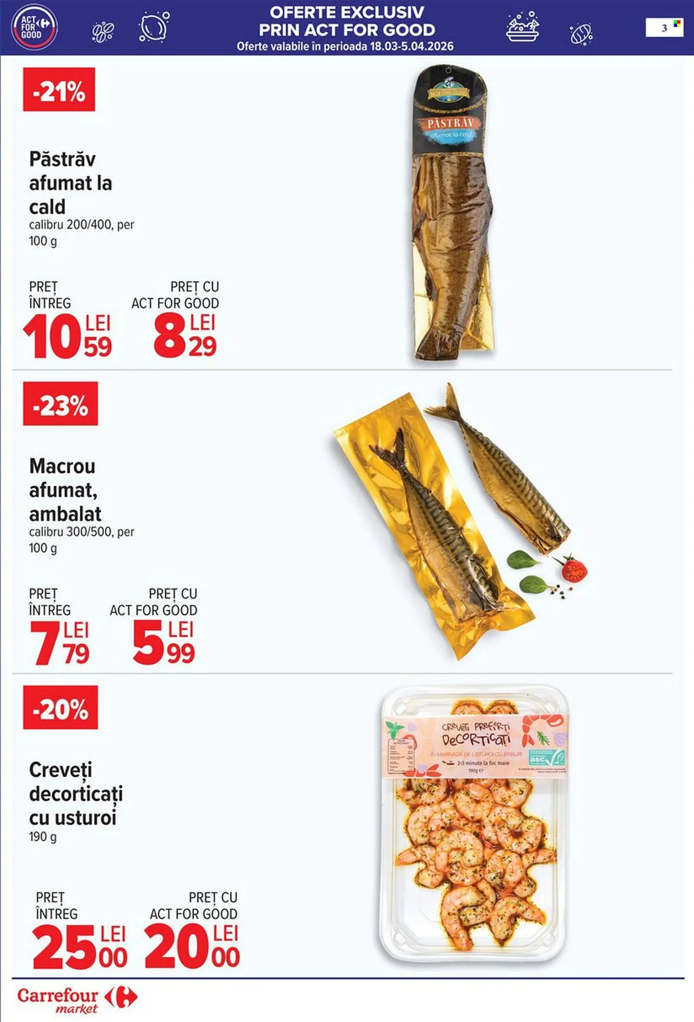 Catalog Catalog Carrefour Market de la 25 martie până la 5 aprilie 2026 - Revista Pagina 7