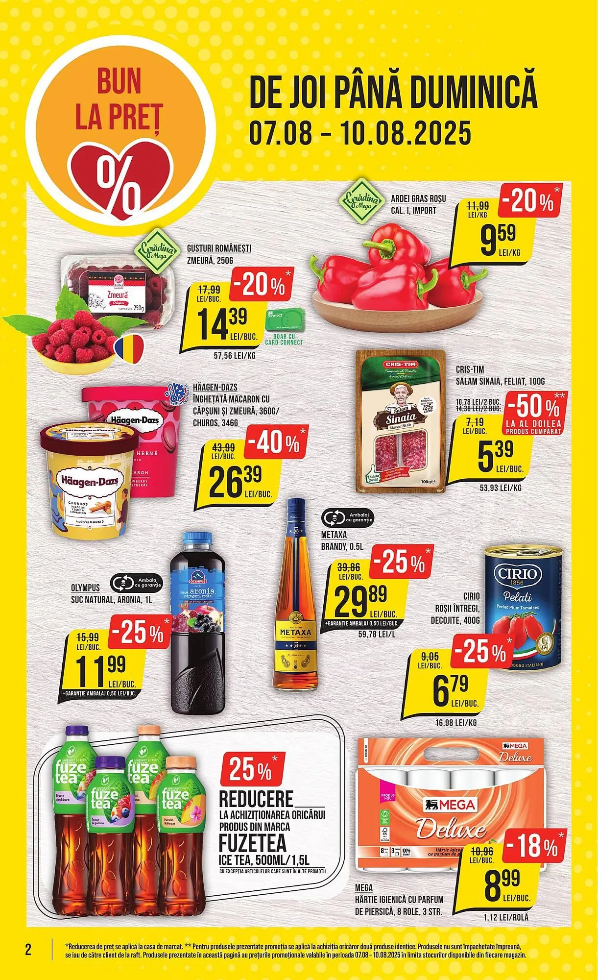 Catalog Catalog Mega Image de la 7 august până la 13 august 2025 - Revista Pagina 2