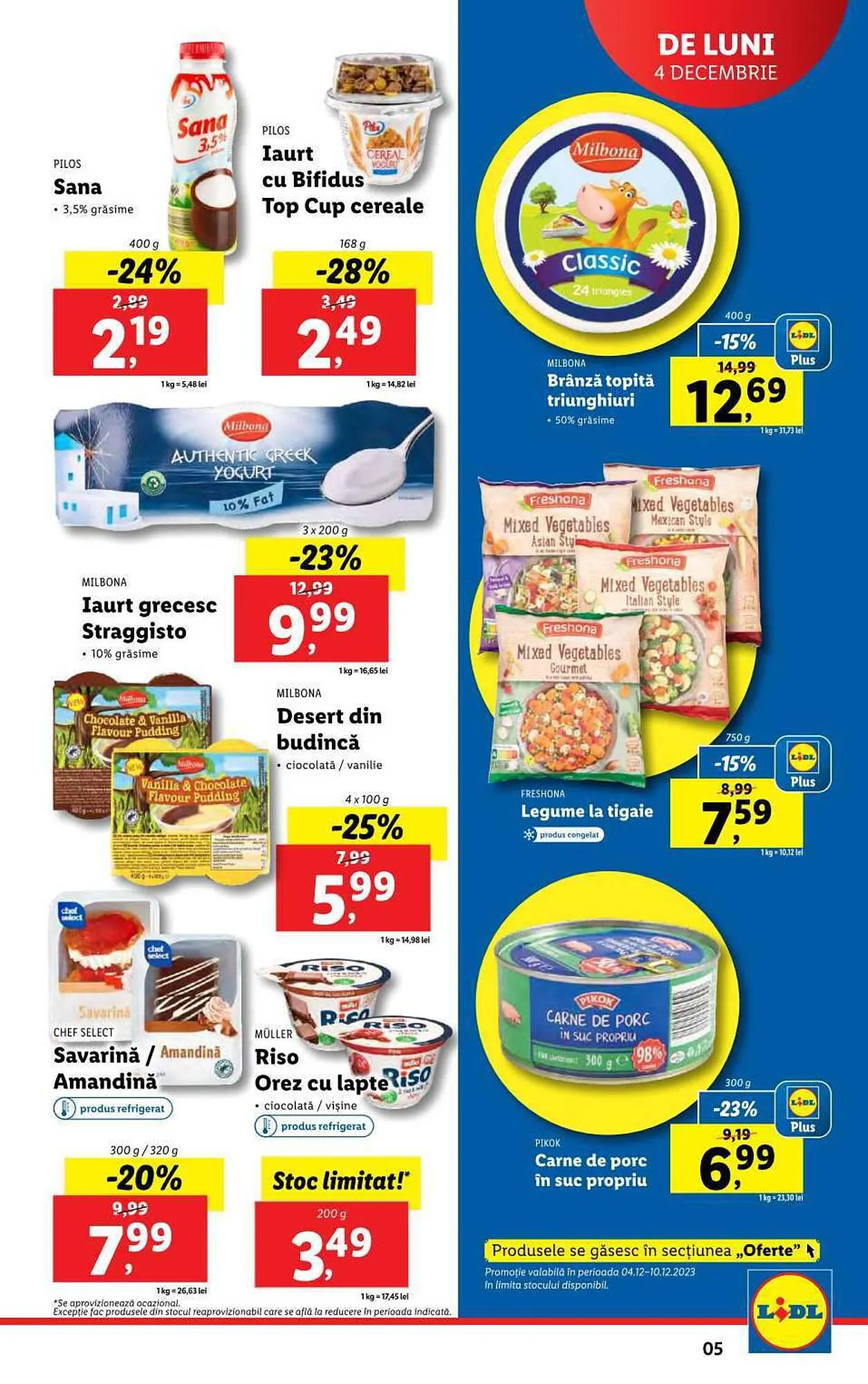 Catalog Lidl catalog de la 4 decembrie până la 10 decembrie 2023 - Revista Pagina 5