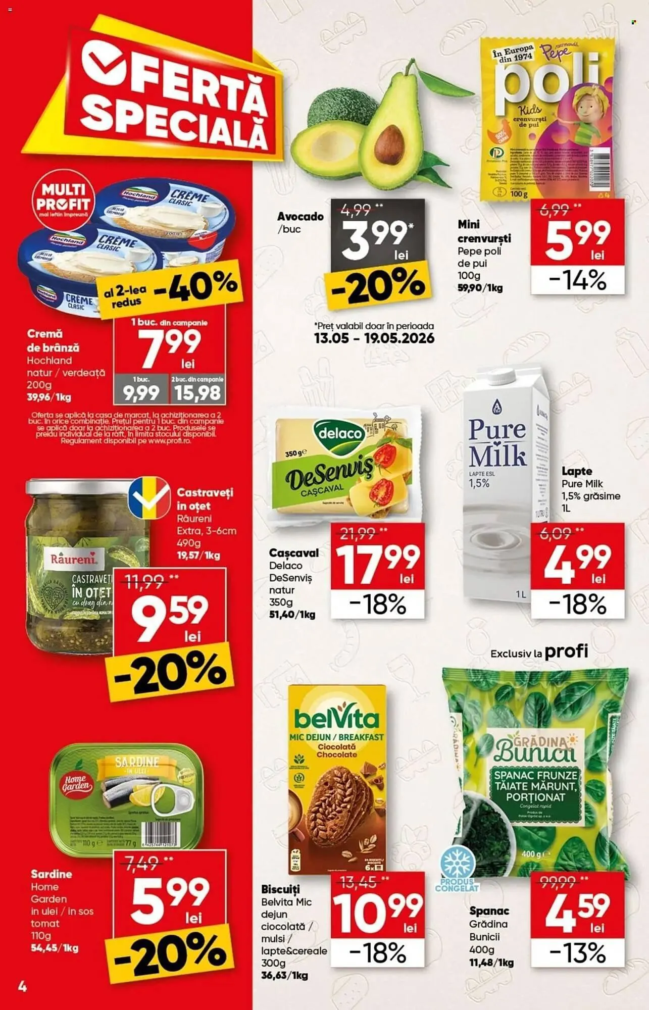 Catalog Catalog PROFI de la 13 mai până la 26 mai 2026 - Revista Pagina 4