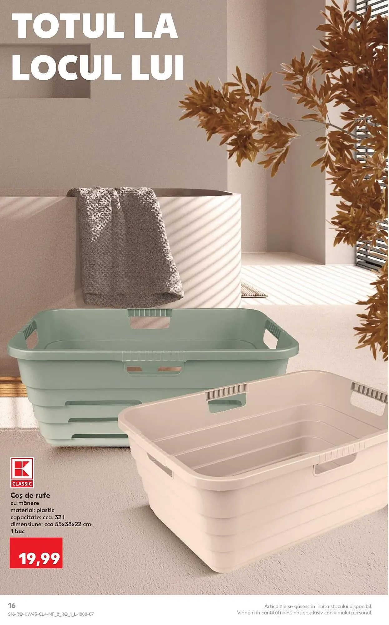 Catalog Catalog Kaufland de la 22 octombrie până la 28 octombrie 2025 - Revista Pagina 16