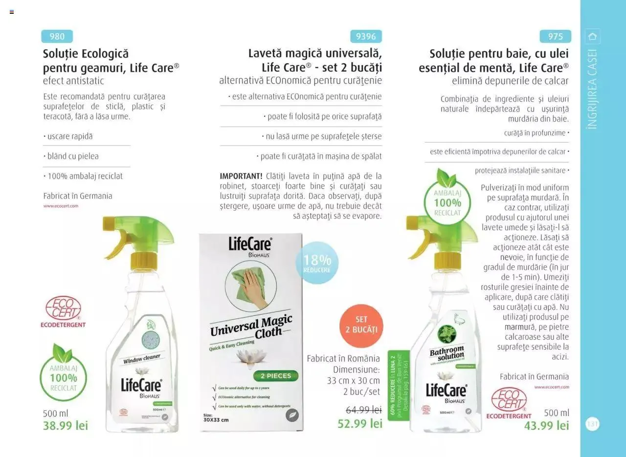 Catalog Life Care - Catalog Life Care toamna 2023 - iarna 2024 de la 1 septembrie până la 31 ianuarie 2024 - Revista Pagina 133