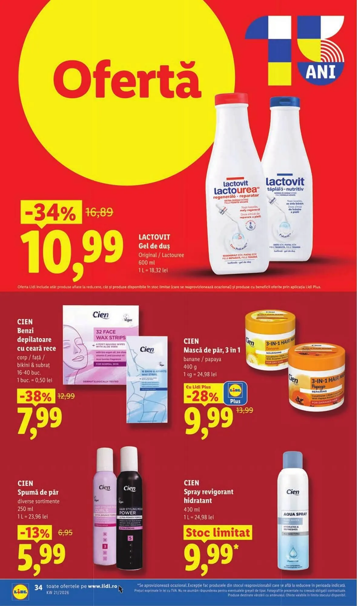 Catalog Catalog Lidl de la 18 mai până la 24 mai 2026 - Revista Pagina 34
